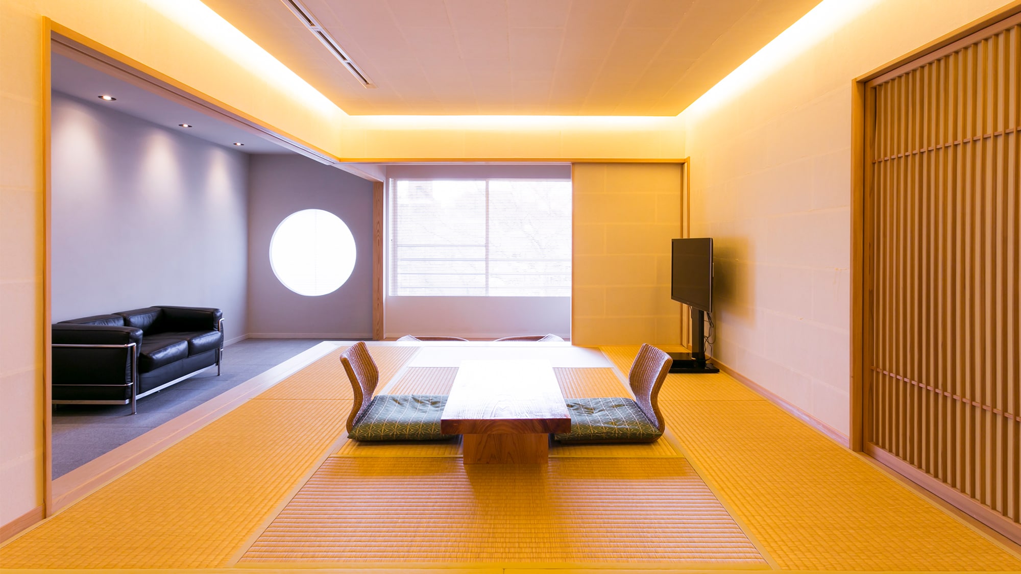 Premium Japanese and Western room with hot spring "Aoi" -aoi-