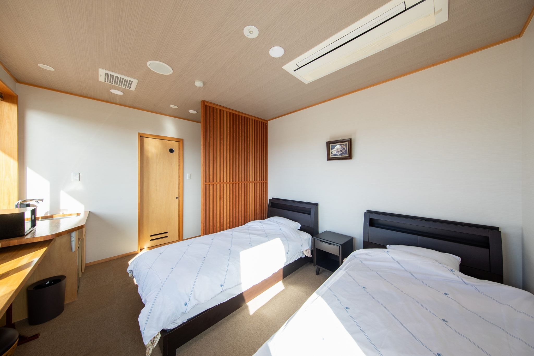 位於5樓的新建西式雙床房，設有大浴場2