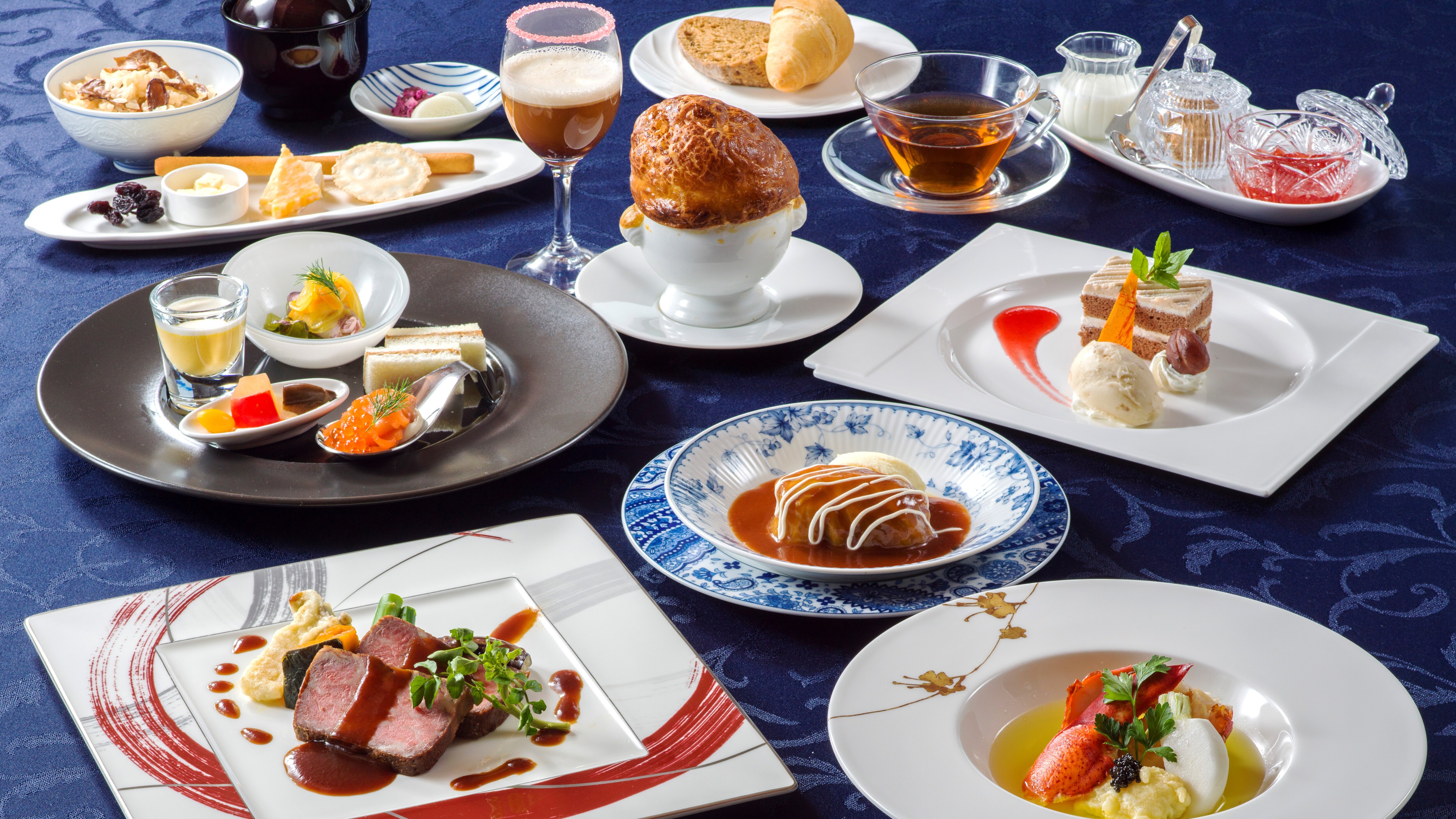 [Dinner] Using seasonal ingredients. A rare Western-style course meal in Kusatsu Onsen (example)