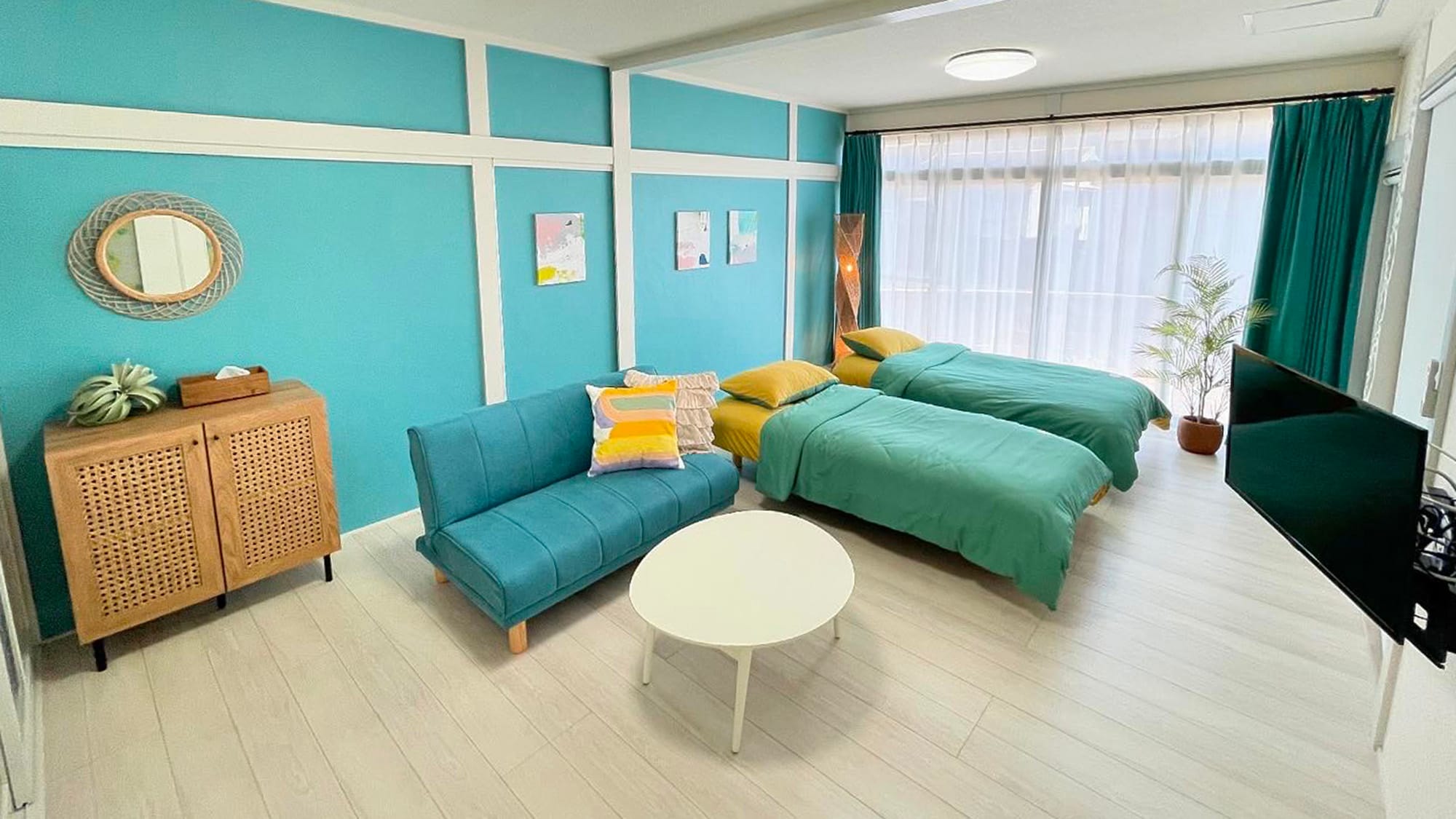 ・[Phòng 1] Ngồi trên ghế sofa và thưởng thức trà thư giãn. *Hình ảnh dựa trên phòng 1 được 2 người sử dụng