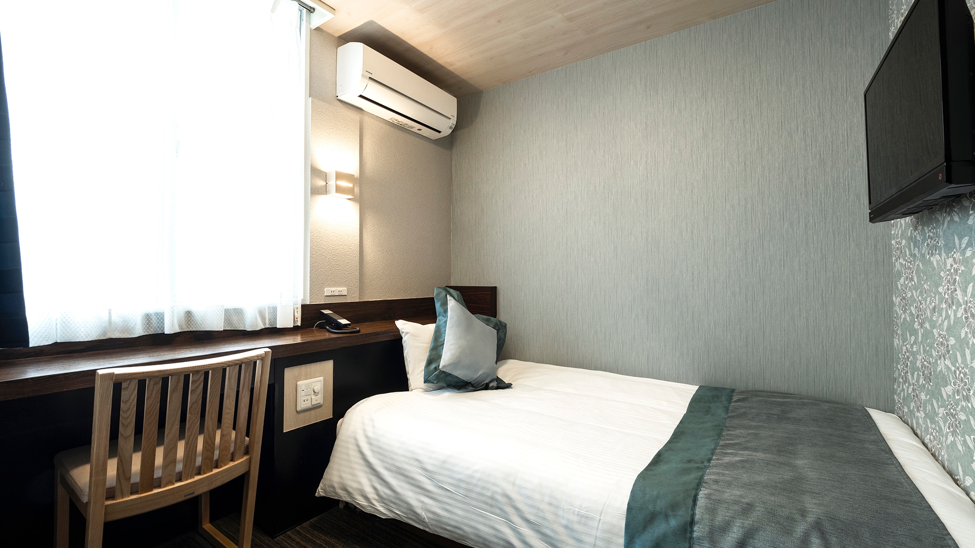 ◇Single room◇Bed width: 120cm
