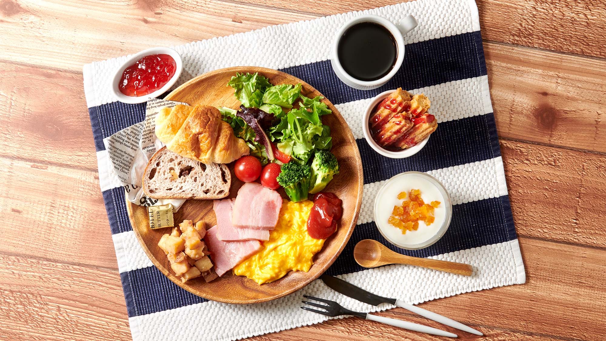Breakfast menu (mainly Western food)