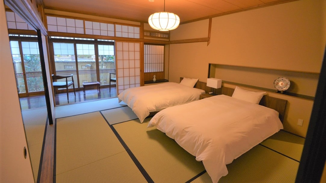 1st floor [With natural hot spring cypress bath] Annex Rakumisou 2 beds