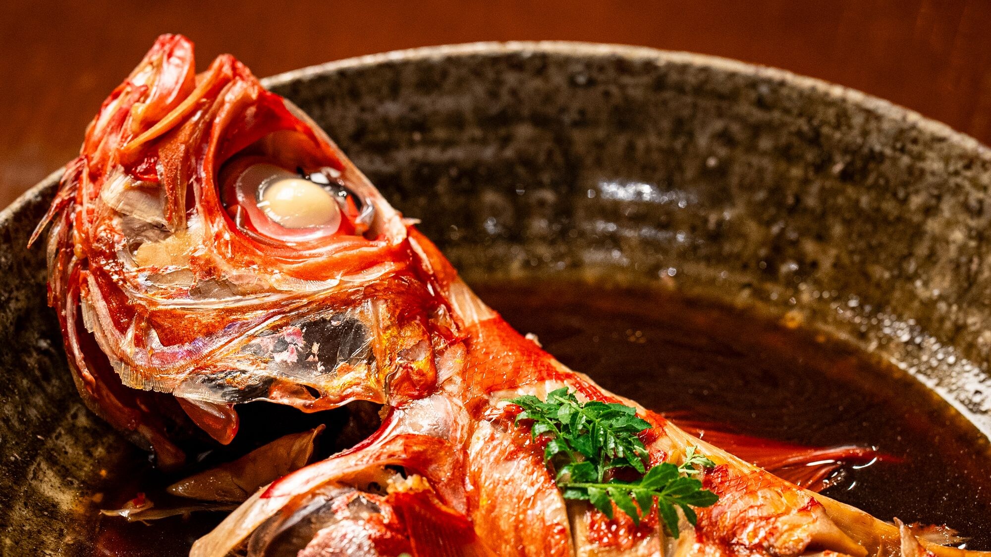 [Boiled red sea bream] Enjoy the fluffy texture