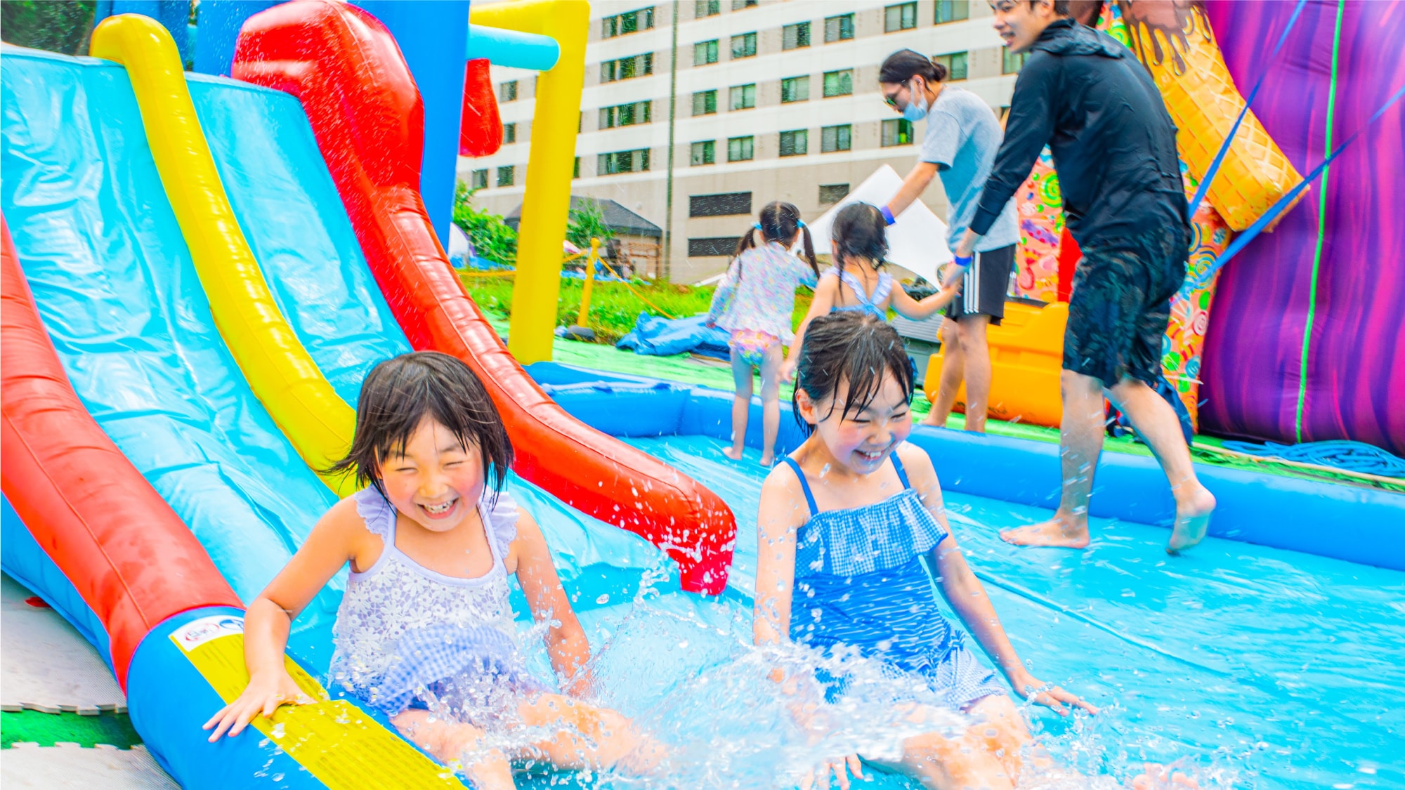 【夏イベント・ウォーターパーク】大人気のウォーターパーク今年の夏も開催いたします！