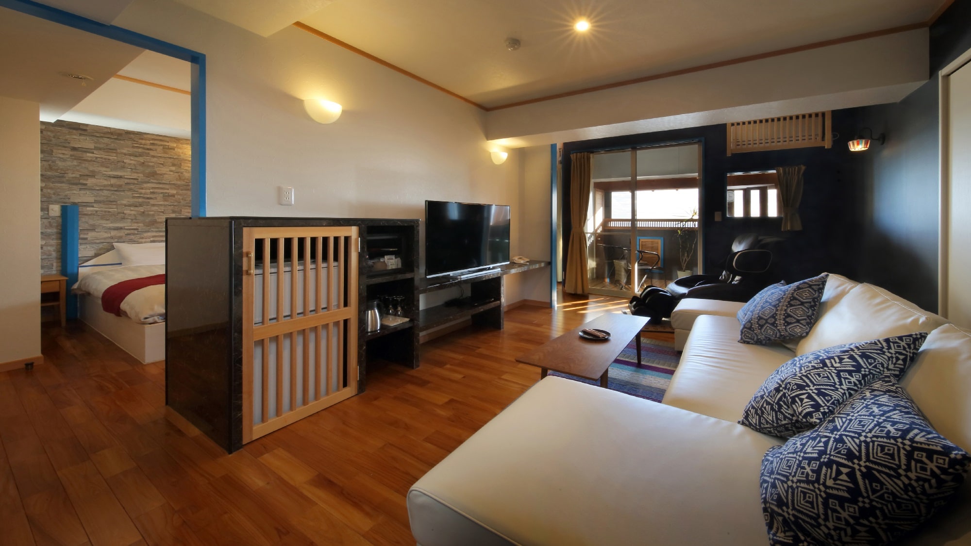 New seaside royal suite "Yuyou" ☆ A suite room with a Mediterranean feel, giving you the feeling of staying on a ship ☆