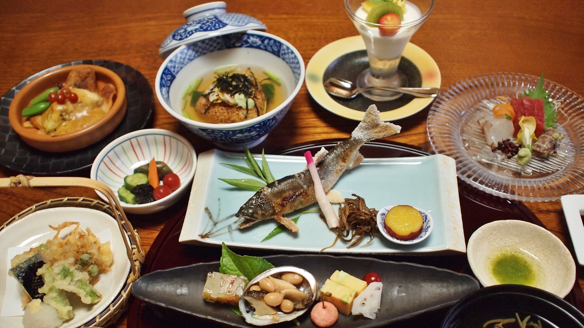 * [Supper example] Kaiseki cuisine using seasonal ingredients carefully selected and procured by our own route.