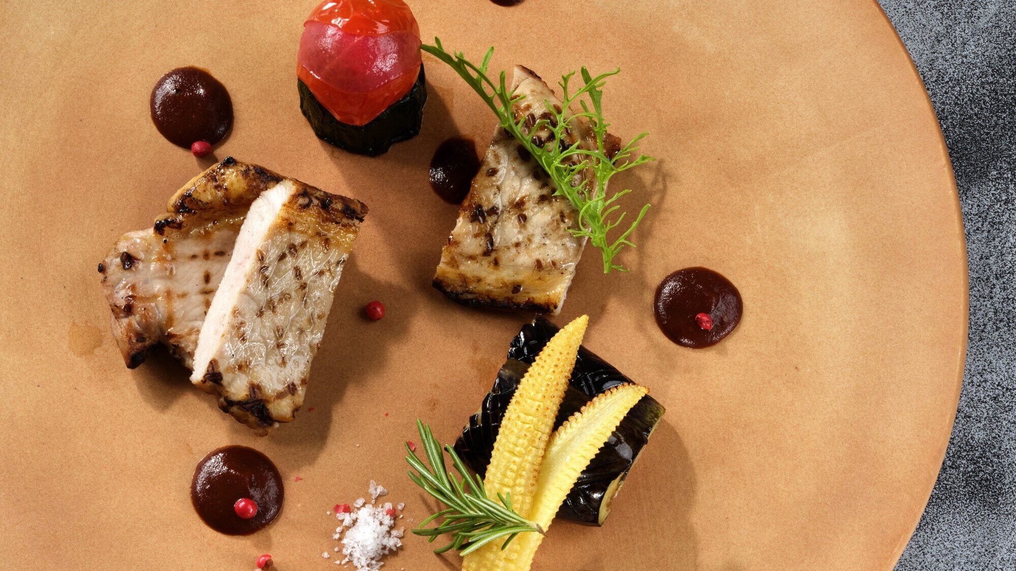 [Land Bounty Course (Summer 2026) Hotel Restaurant] Charcoal-grilled pork loin