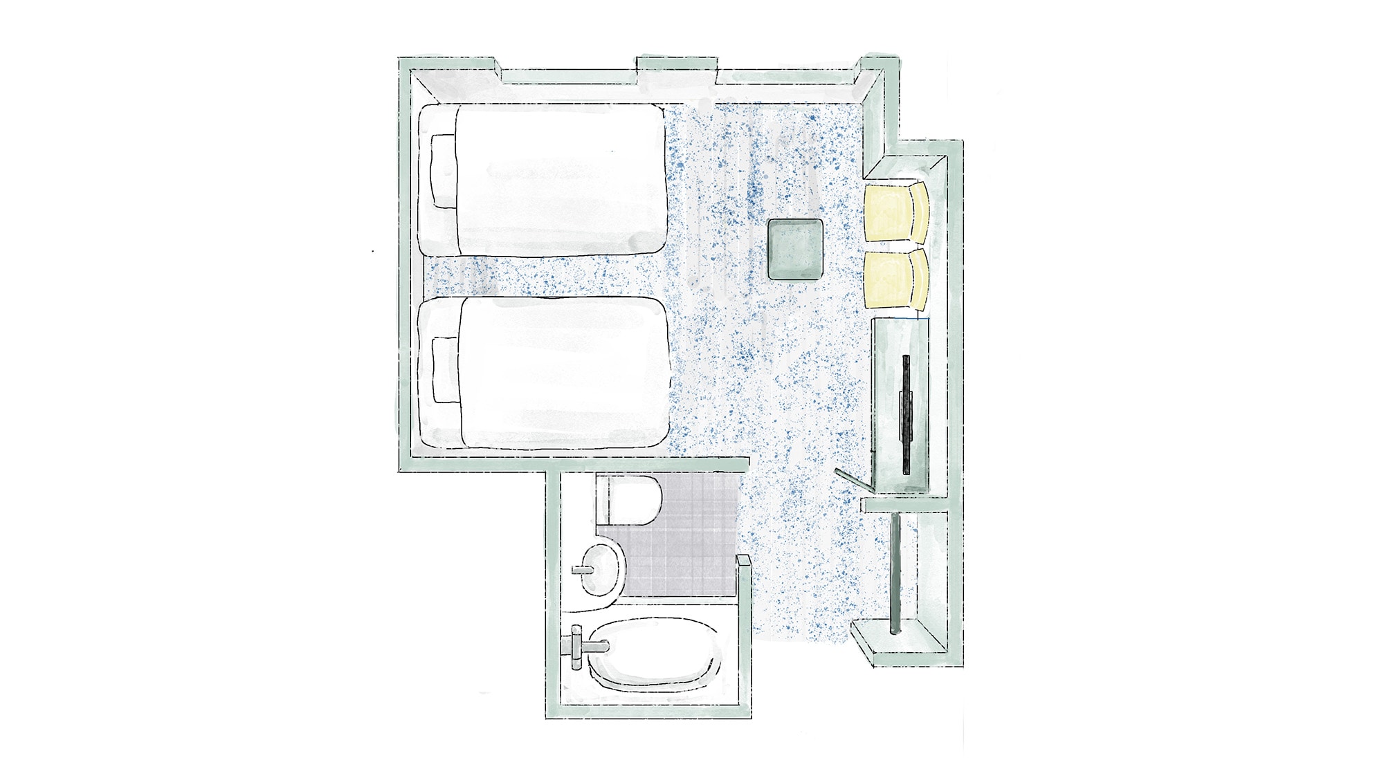 Twin/Theater Layout B