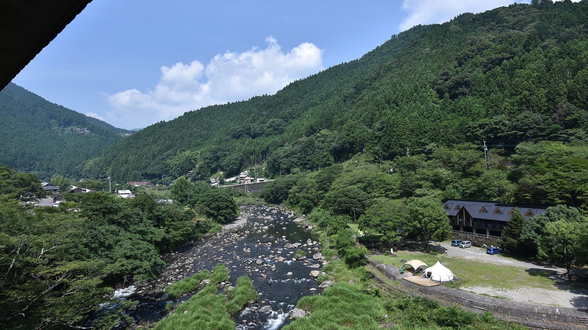 *View from a 12 tatami Japanese-style room (example)