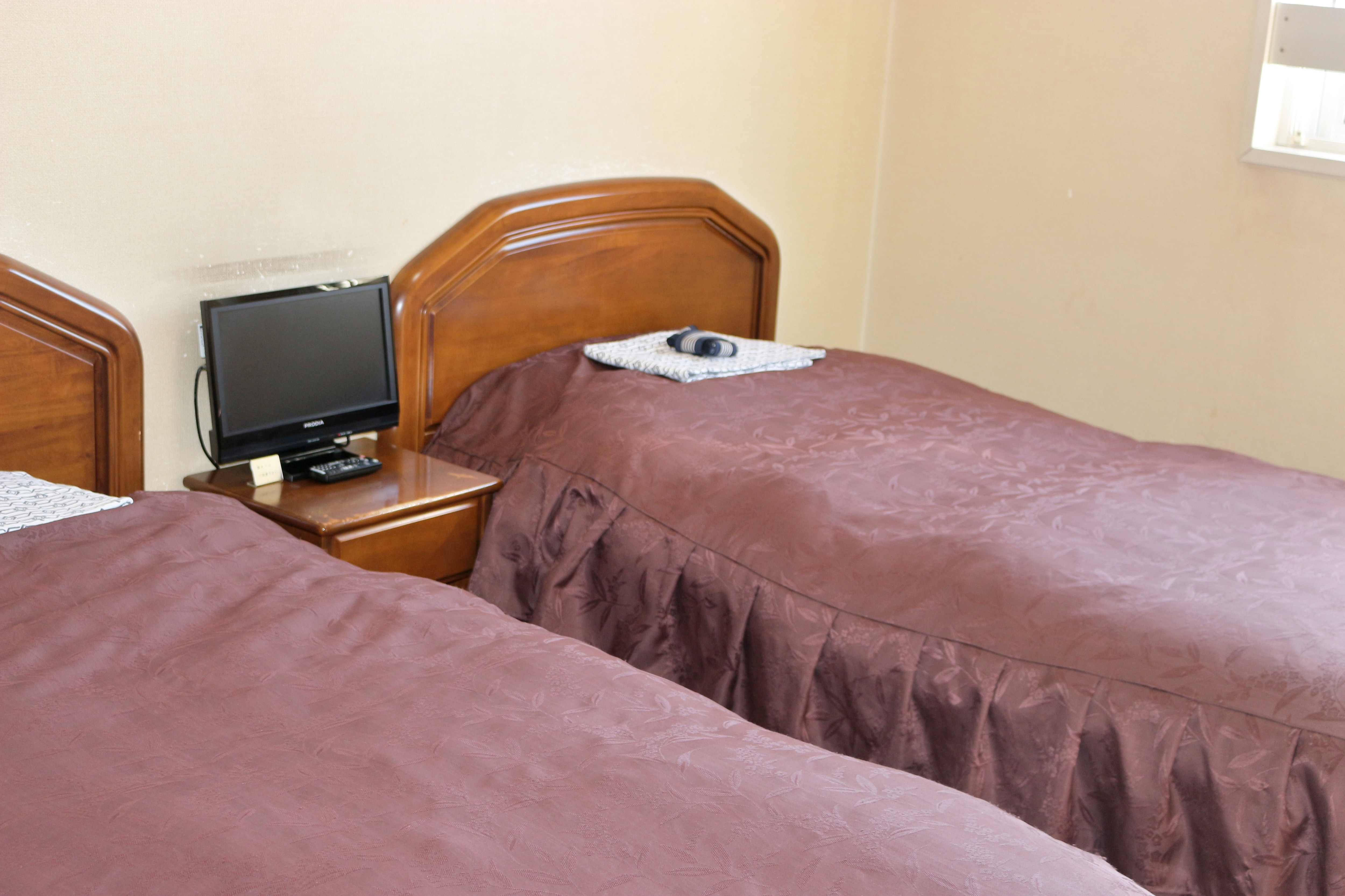 Twin room with bath and toilet