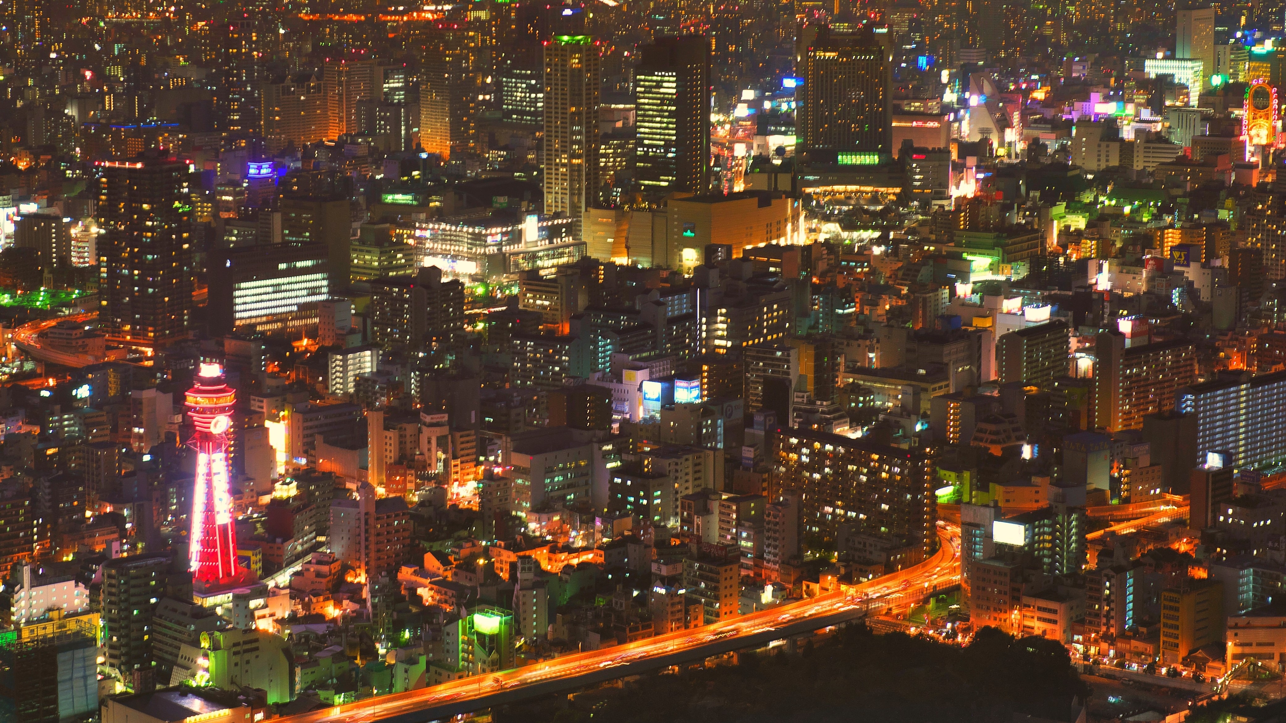 Scenery night view north side