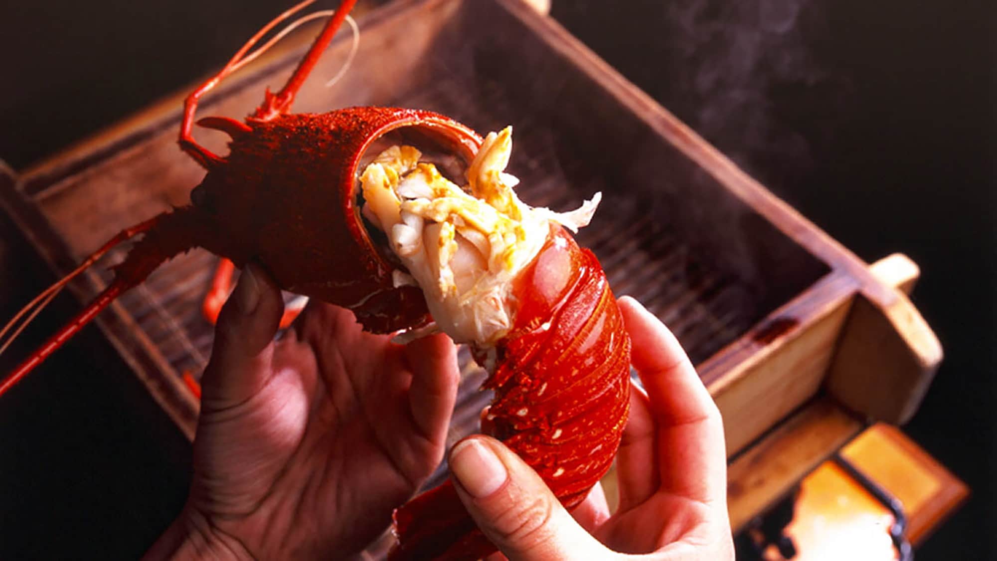 Specialty: Steamed spiny lobster