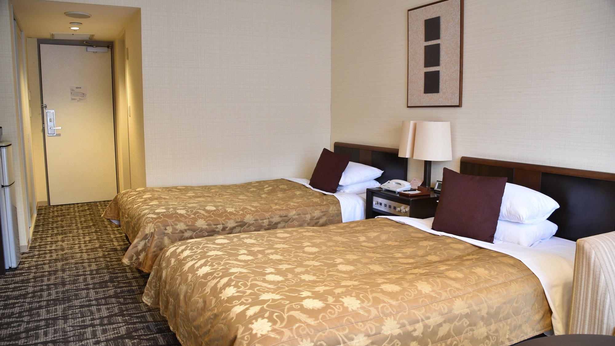 ☆Standard Twin (28.39m² / Capacity 2 people) | Recommended for business travelers and couples.