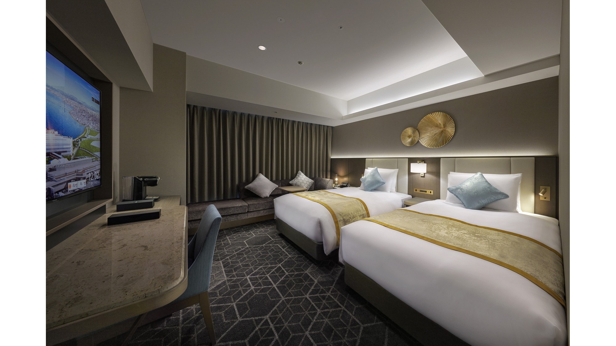 Deluxe Twin 33㎡ Bed width 120cm