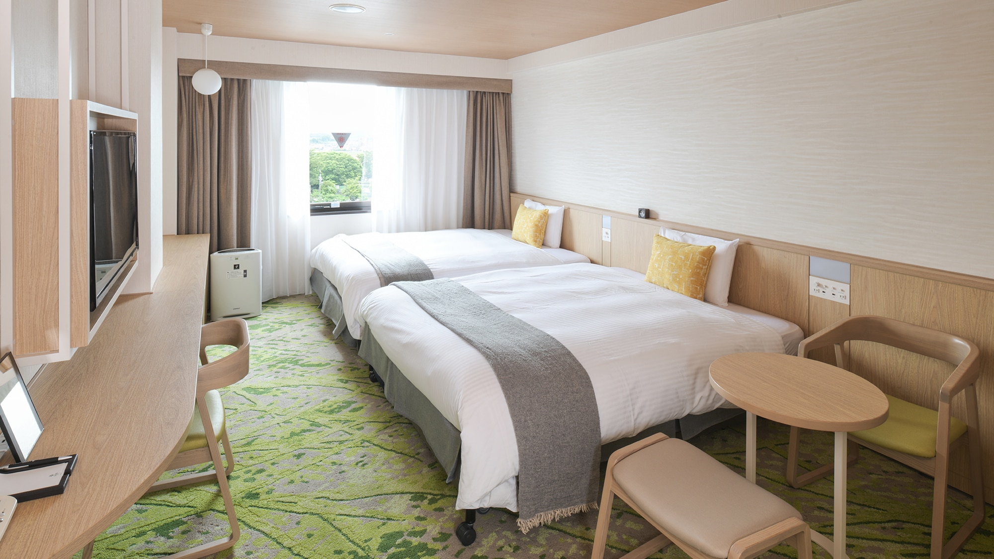 寬敞的 2 間臥室 ☆ 26 平方米 ☆ 150cm×2 ☆ 可容納 1 至 4 位成人。