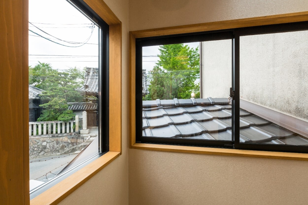View from the second floor stairs