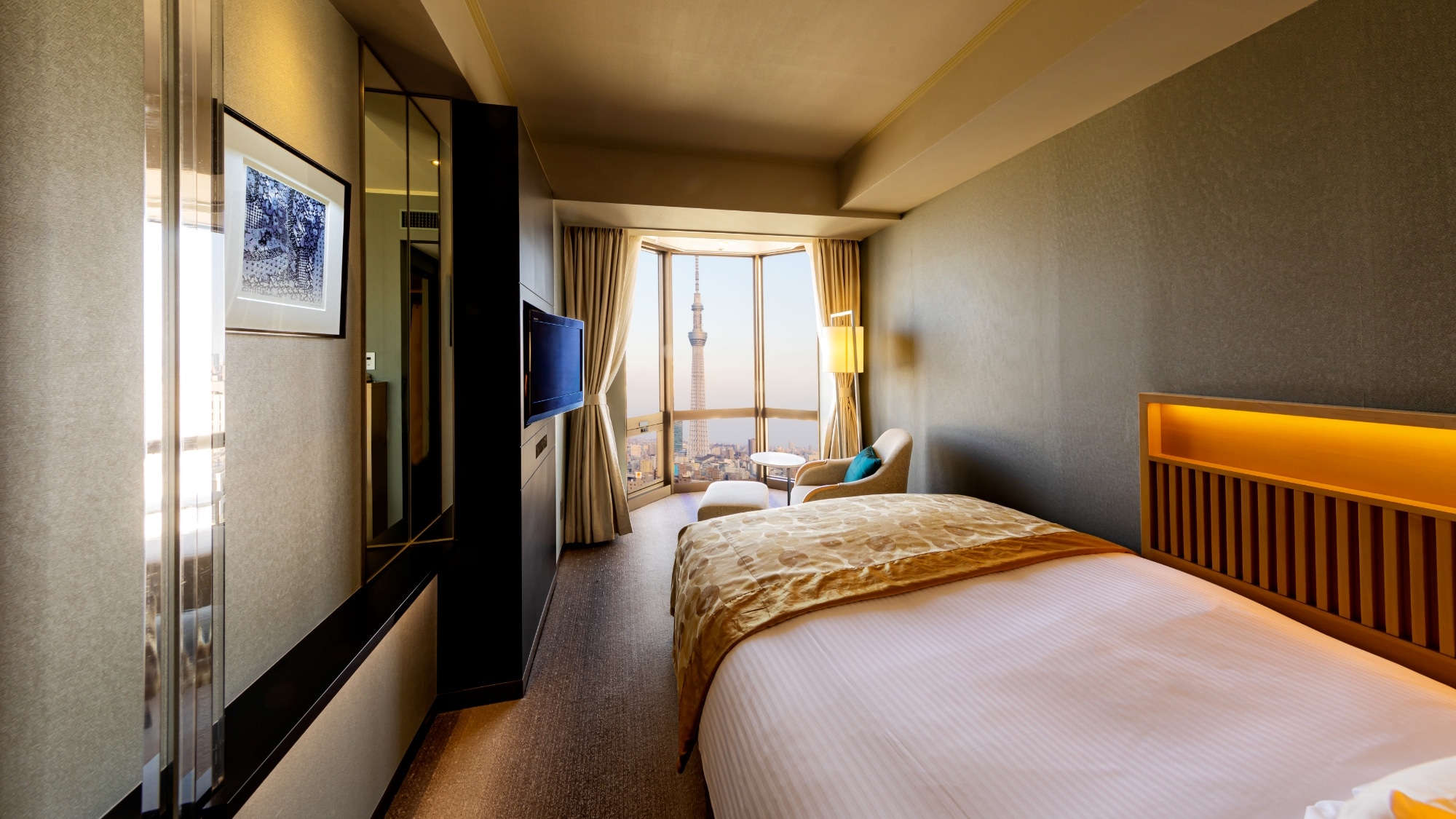 Standard double room Sky Tree side