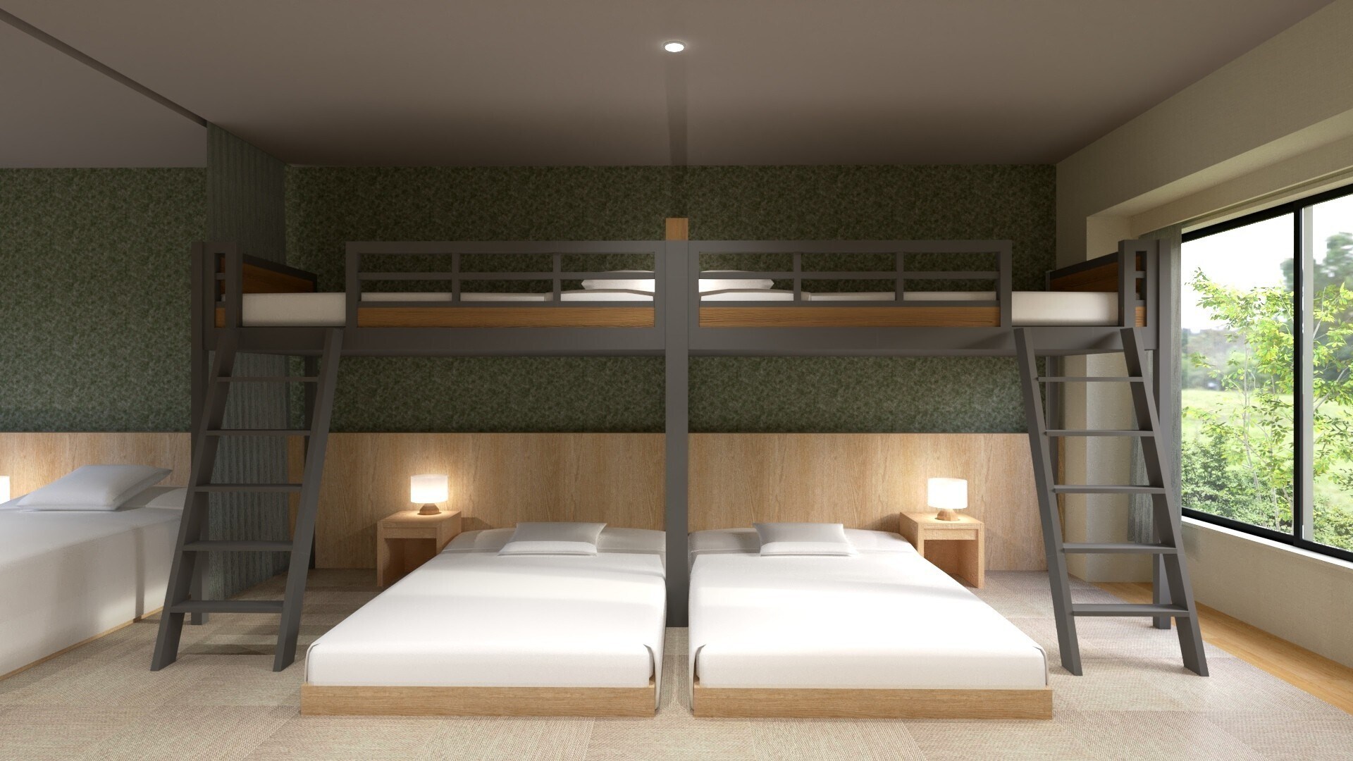 Forest Cottage Loft Bed Type (Perspective drawing)