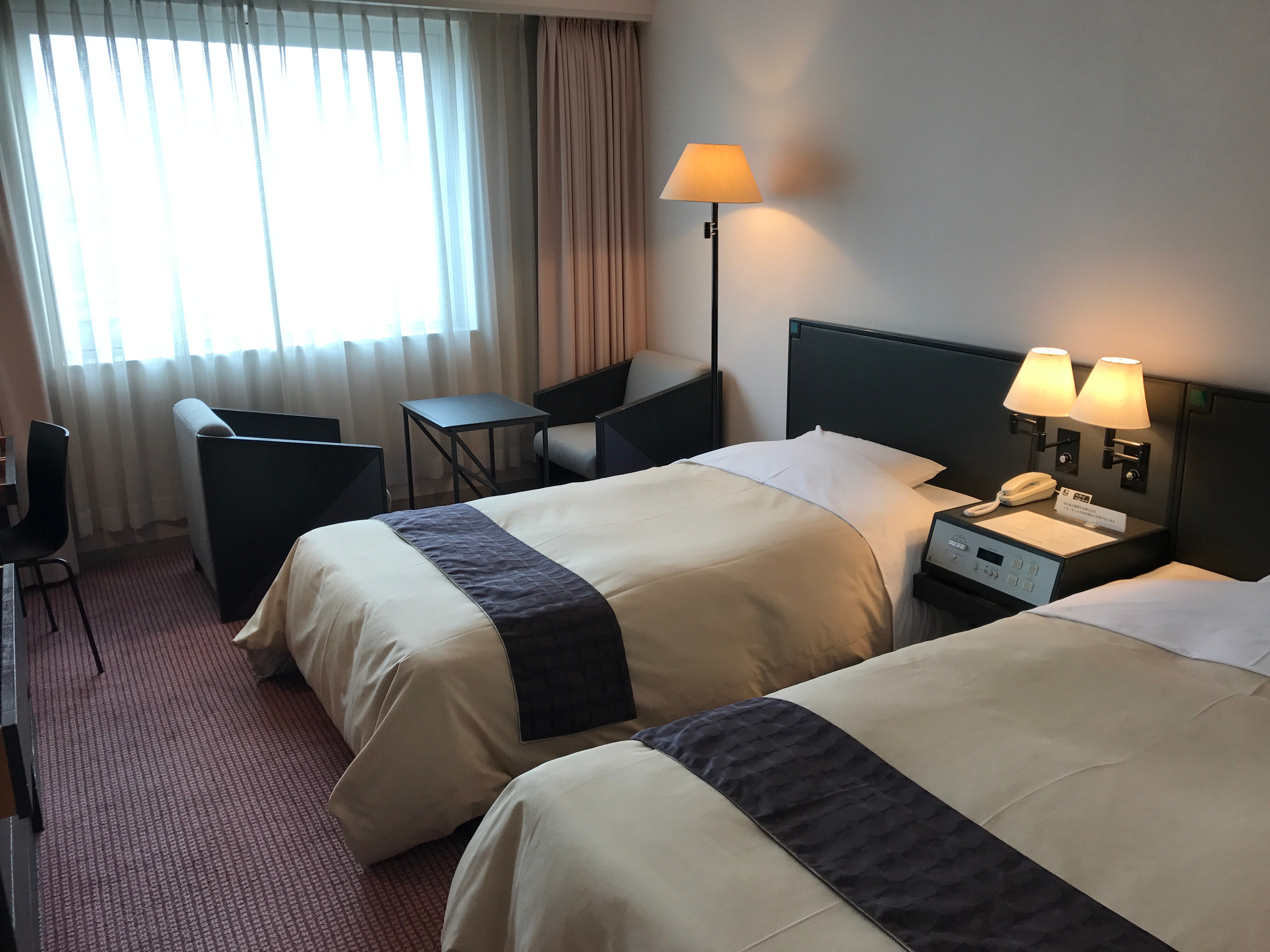 Kamar twin 24,5㎡ Tempat tidur ukuran dalam x 2 113 x 195