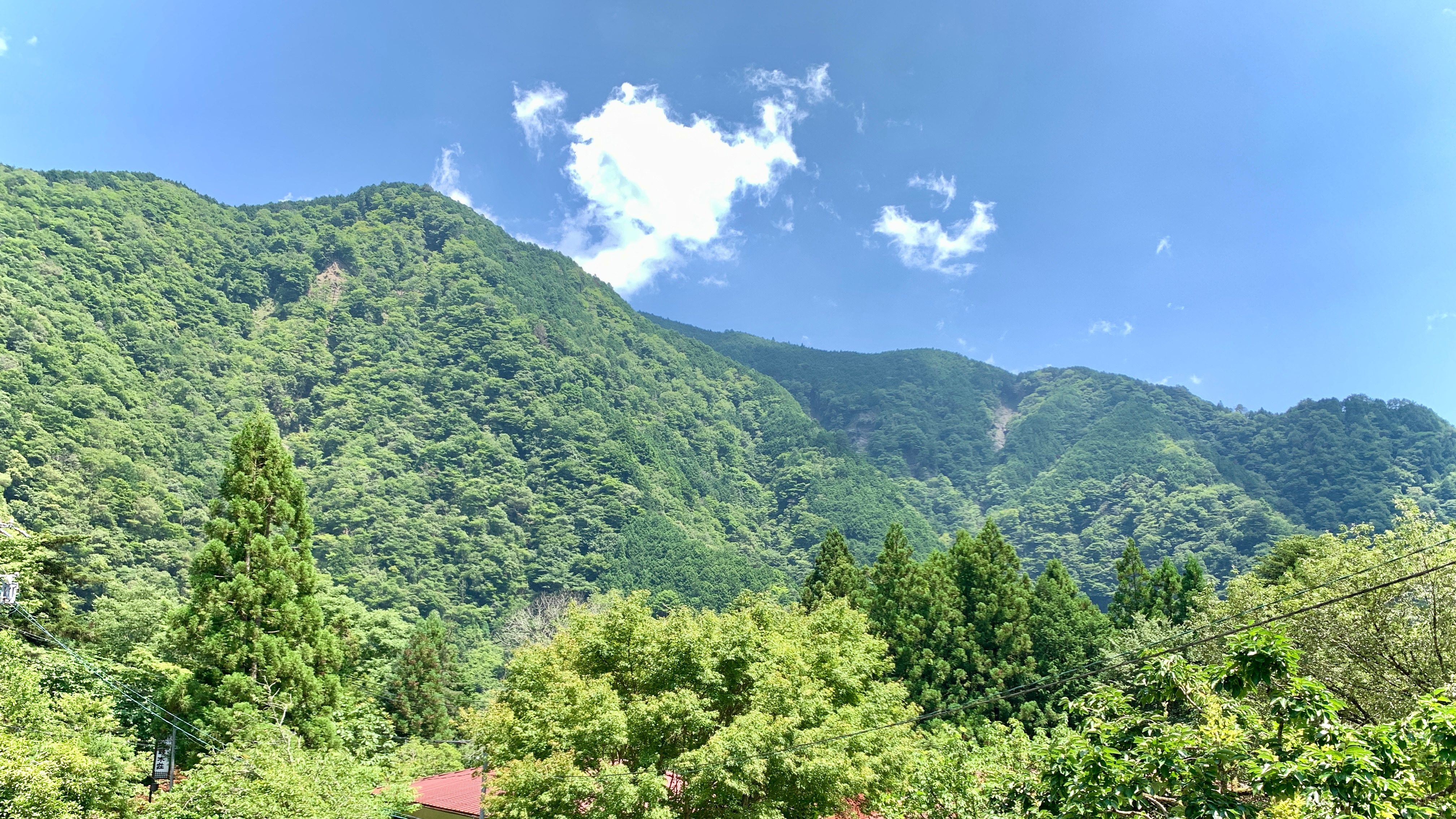 Tomaiyama Room: Impressive mountain scenery