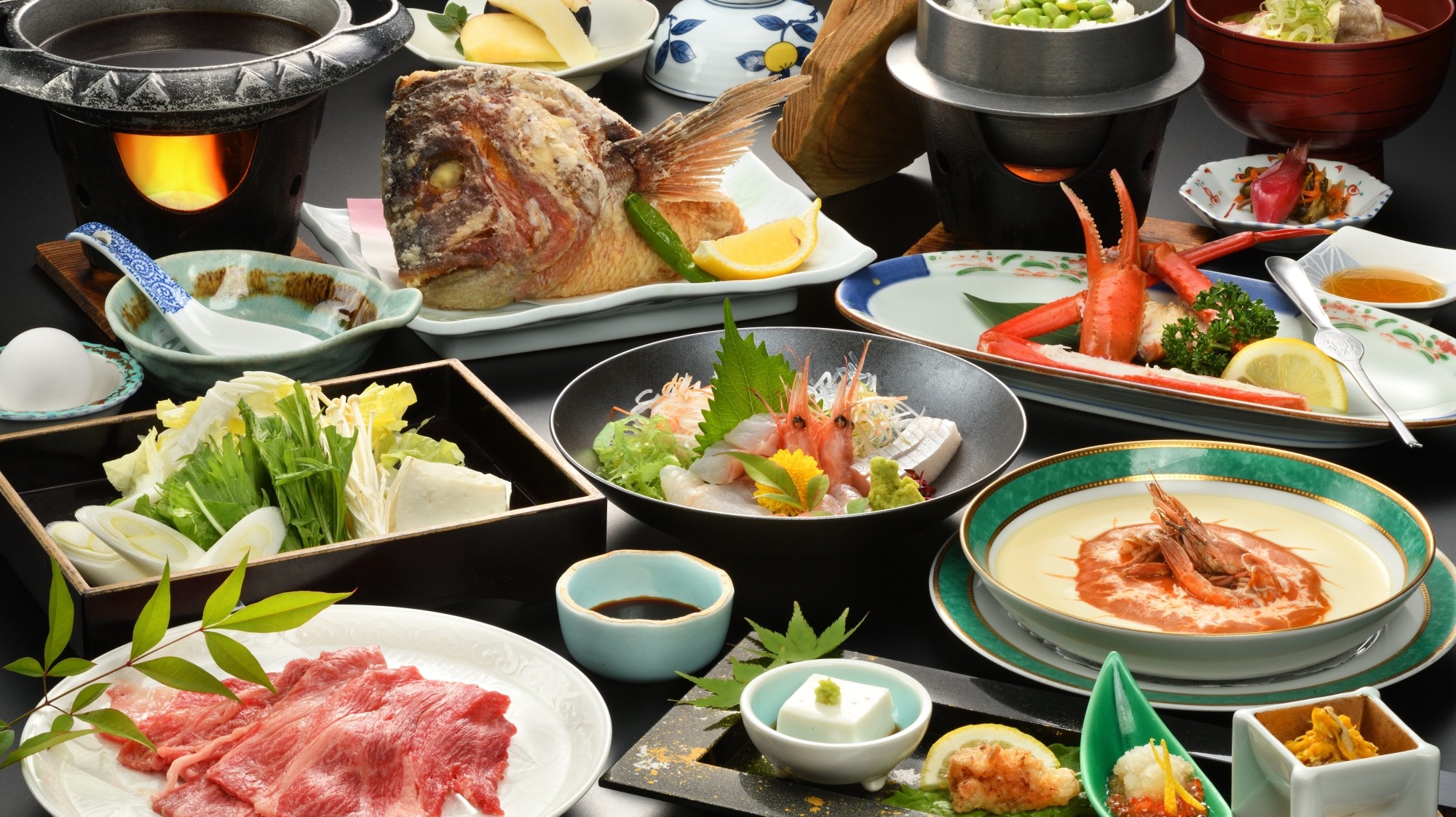 [A slightly luxurious dinner] "Chief chef's special premium Shonai menu plan" (photo is an example of one day)