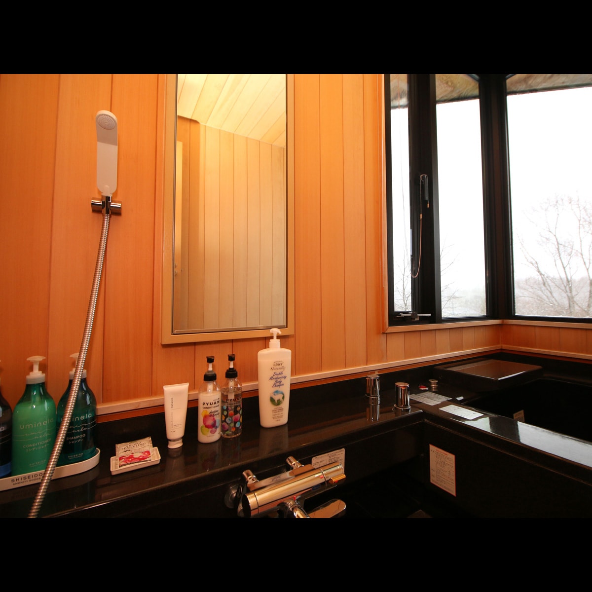 [Special room * Panoramic bath] Choose your shampoo and body soap