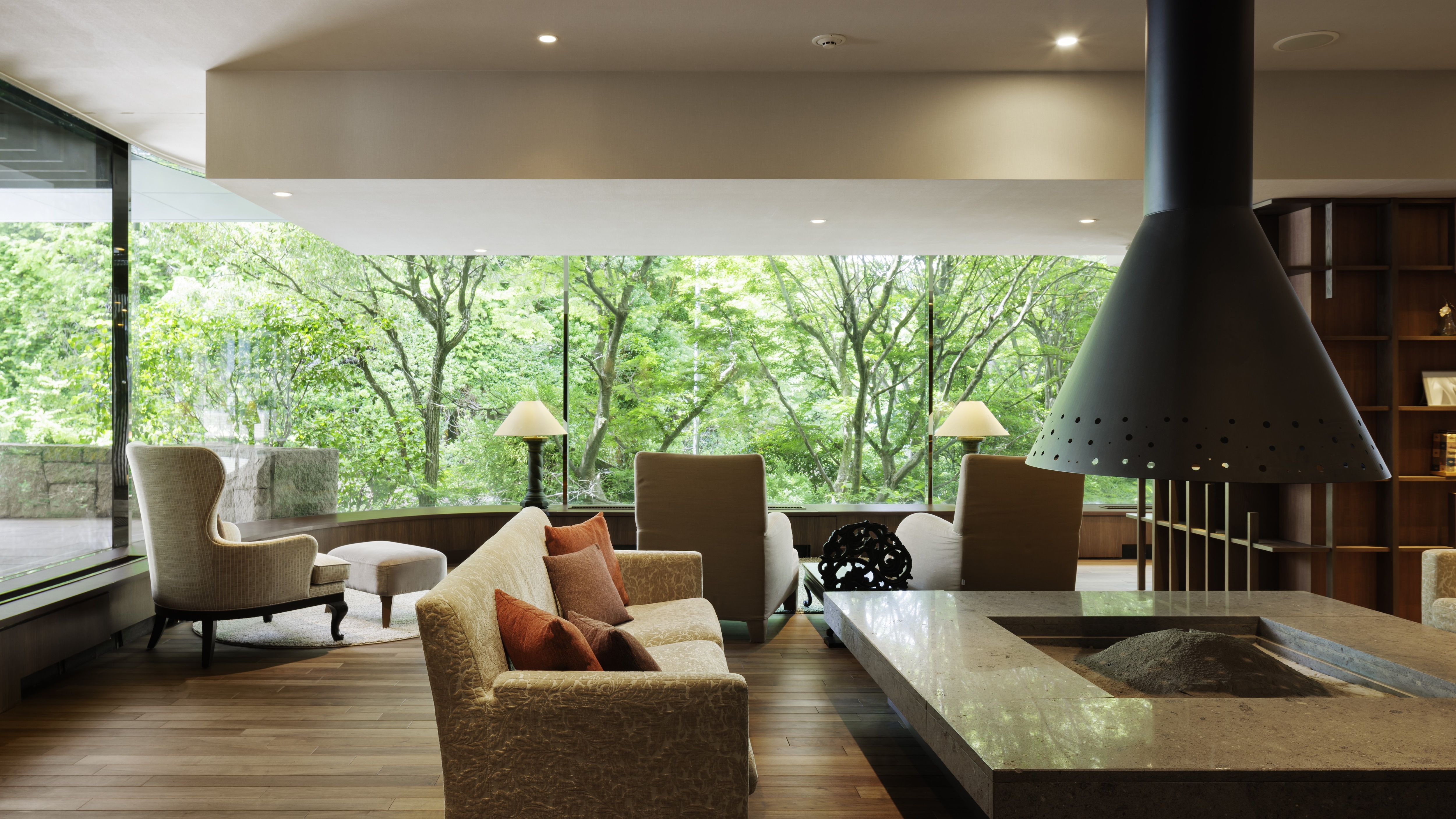 hearth living room