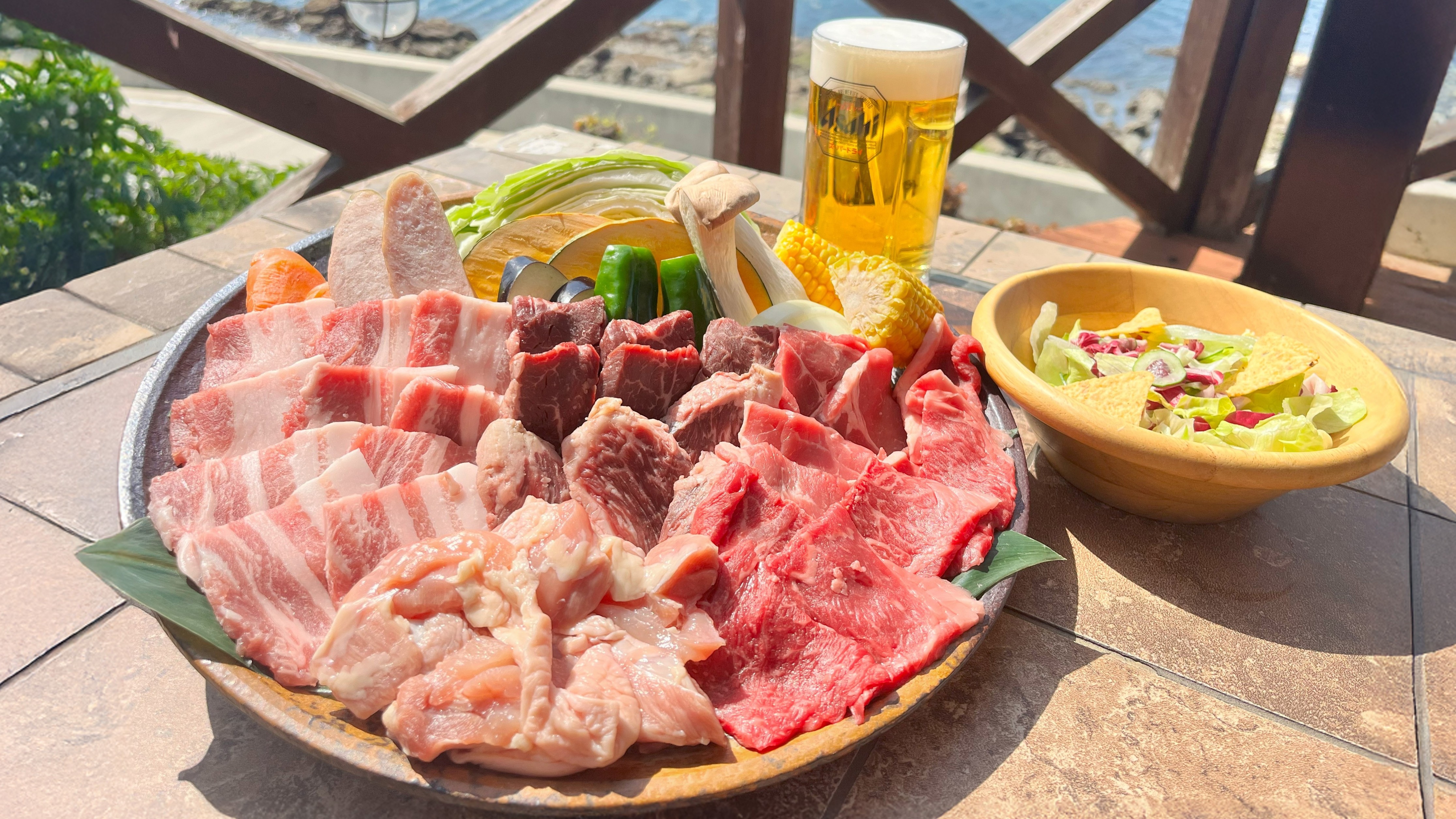 カダテラスBBQ＝焼肉セット＝