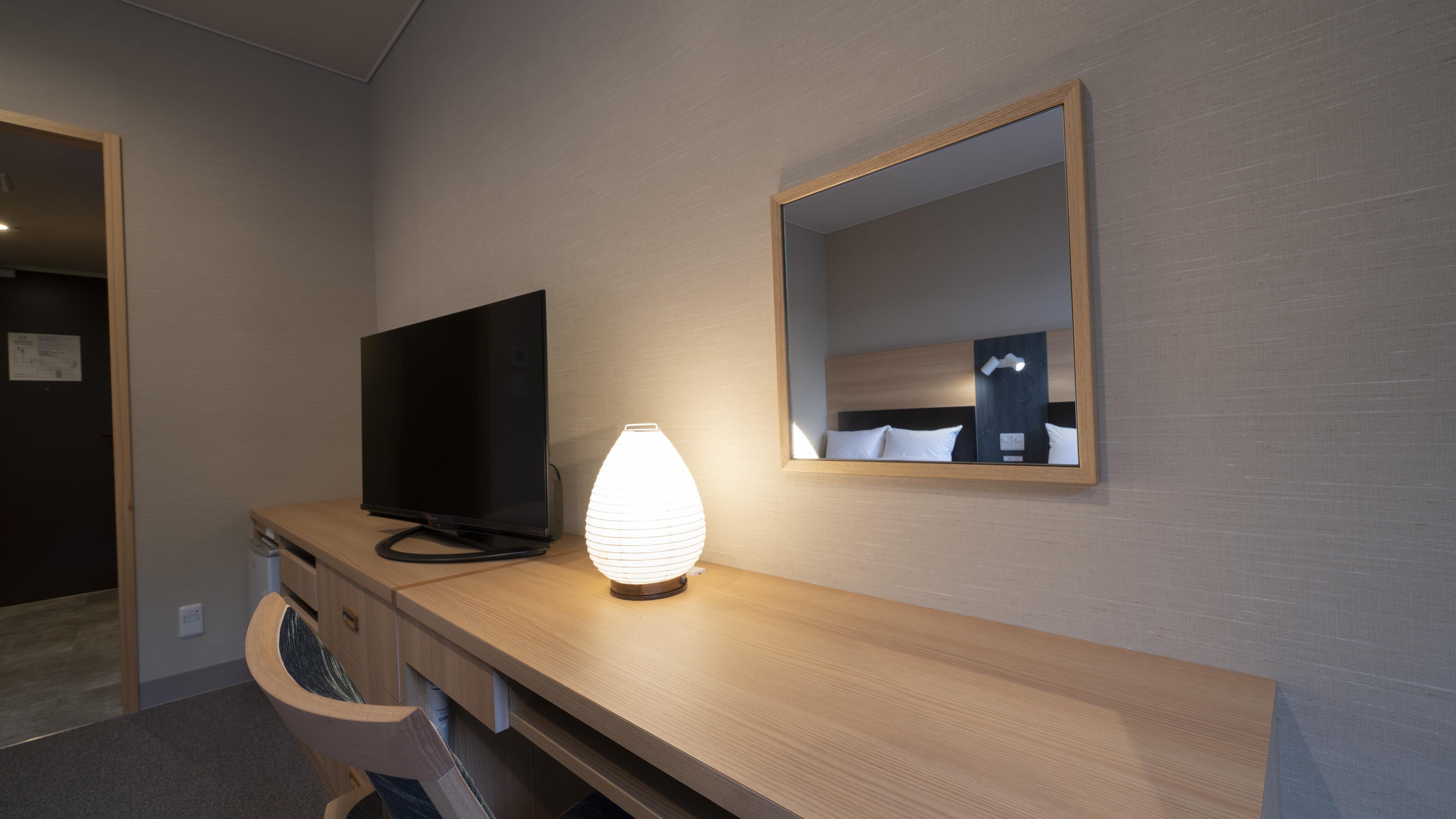 Desk in the room