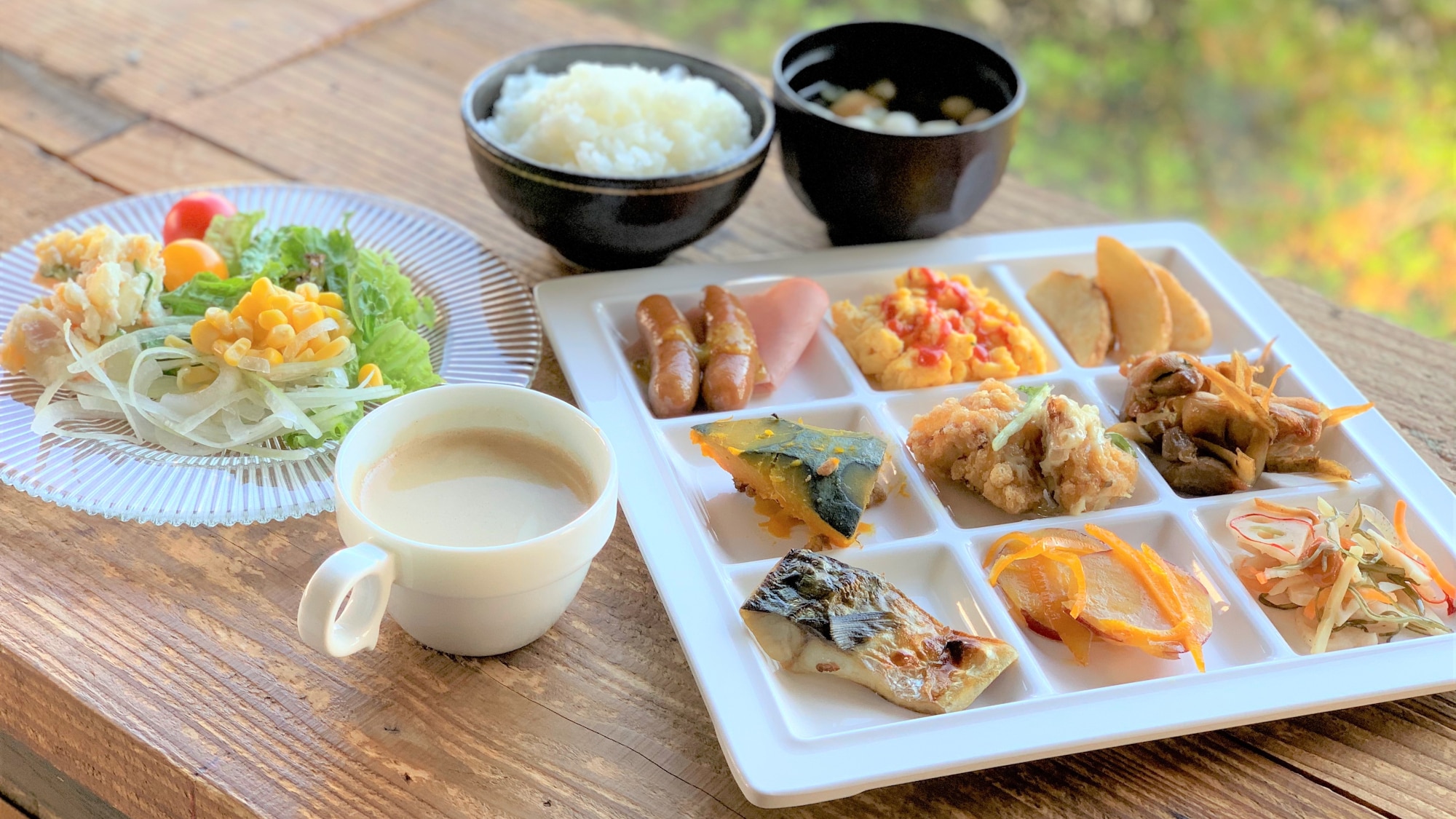 Breakfast buffet (example) *The menu may change depending on the season and availability of ingredients. Thank you for your understanding.