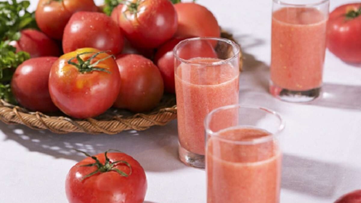[Breakfast example] Charge your day's energy! "tomato juice"