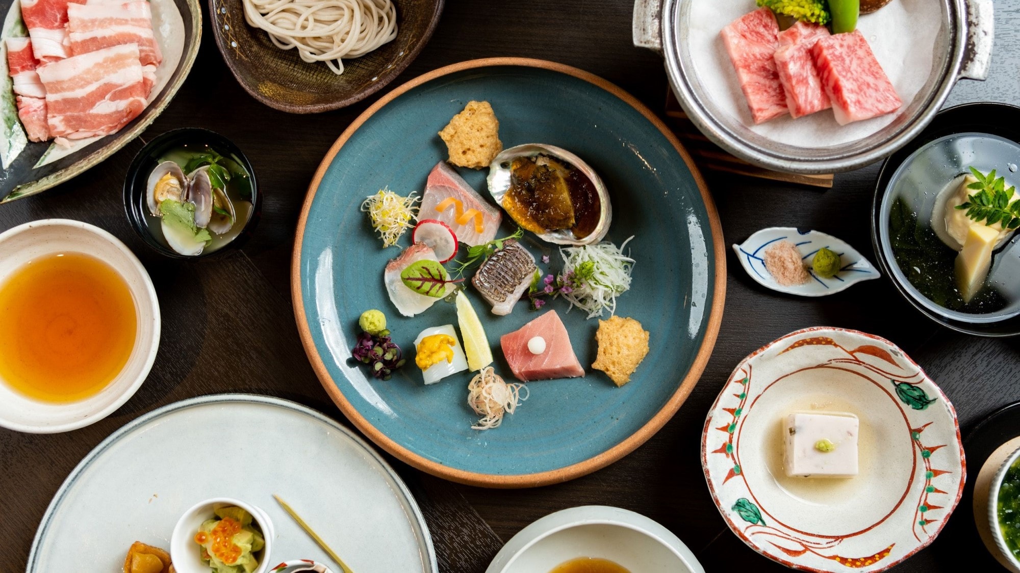 [美丽的怀石料理] 每天都可以遇到千载难逢的“一道菜”，不同的食材。