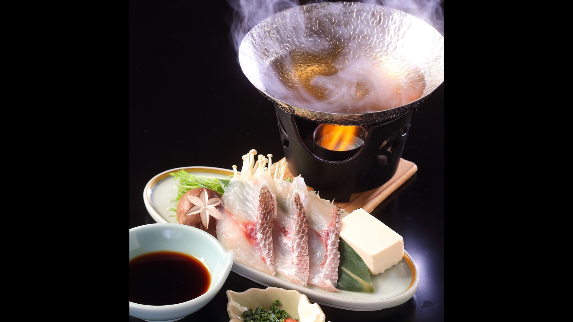 * Seasonal main dish / Sea bream shabu