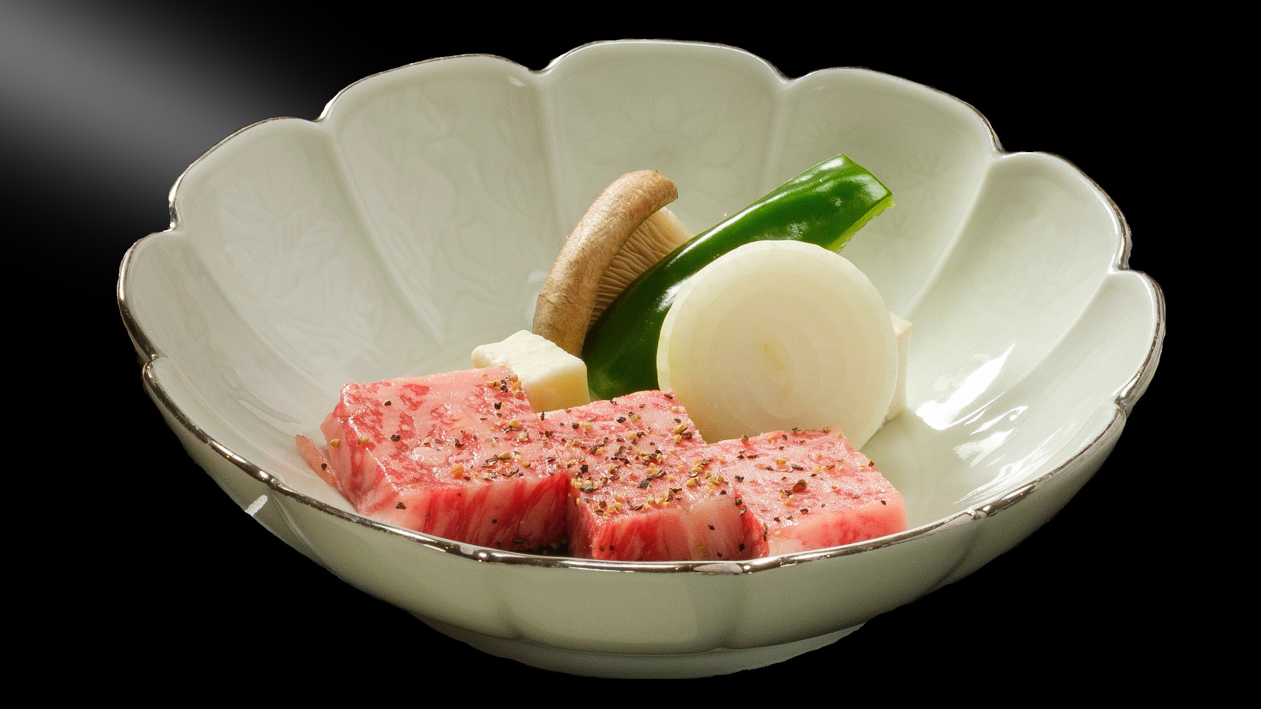 Steak mini daging sapi hitam Jepang