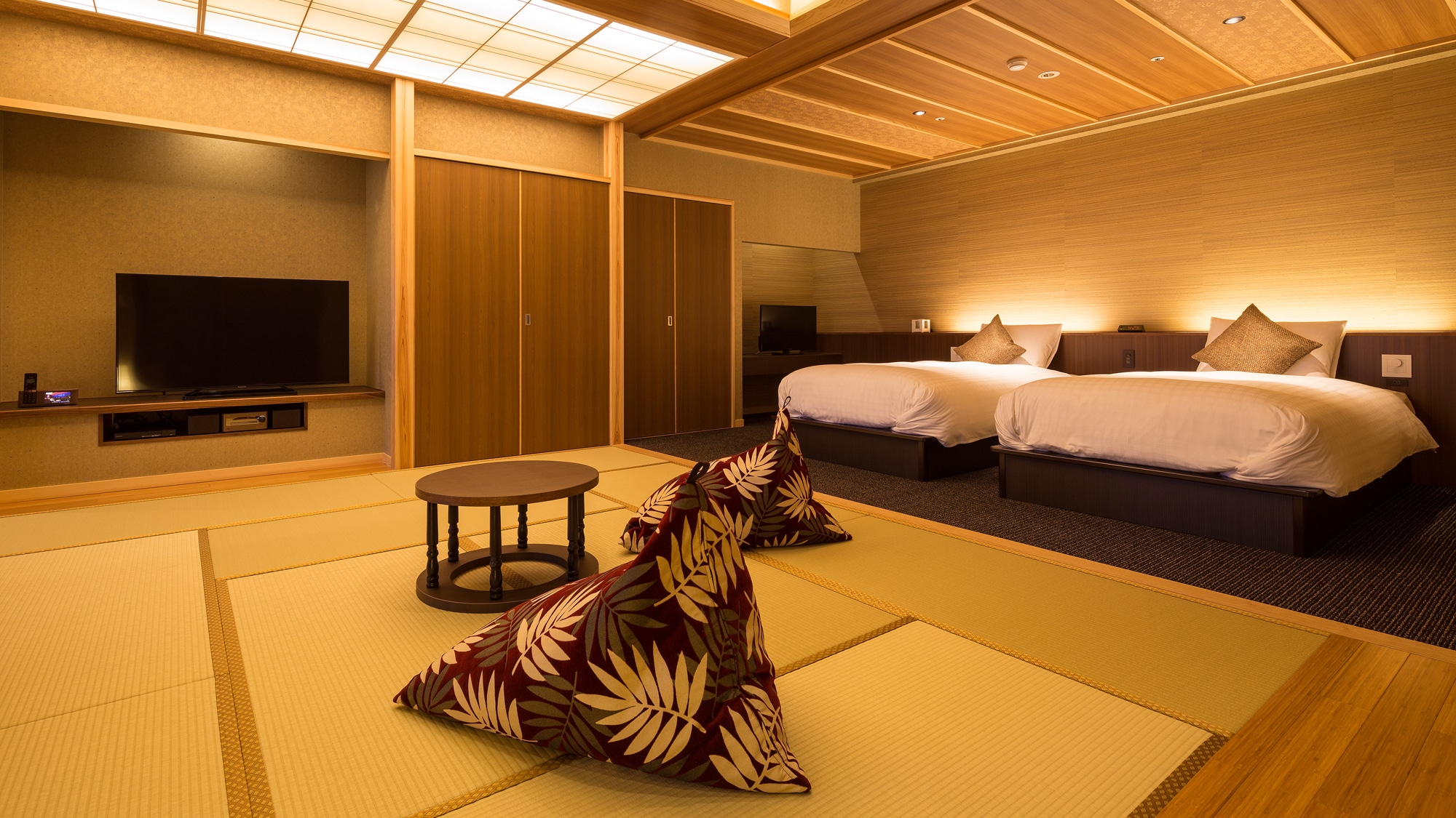 [ทุกห้องมีห้องอาบน้ำแบบเปิดโล่งส่วนตัว] Villa Paradise Sora no Niwa Type K ・ ห้องสไตล์ญี่ปุ่น / ห้องนอน (ตัวอย่าง)