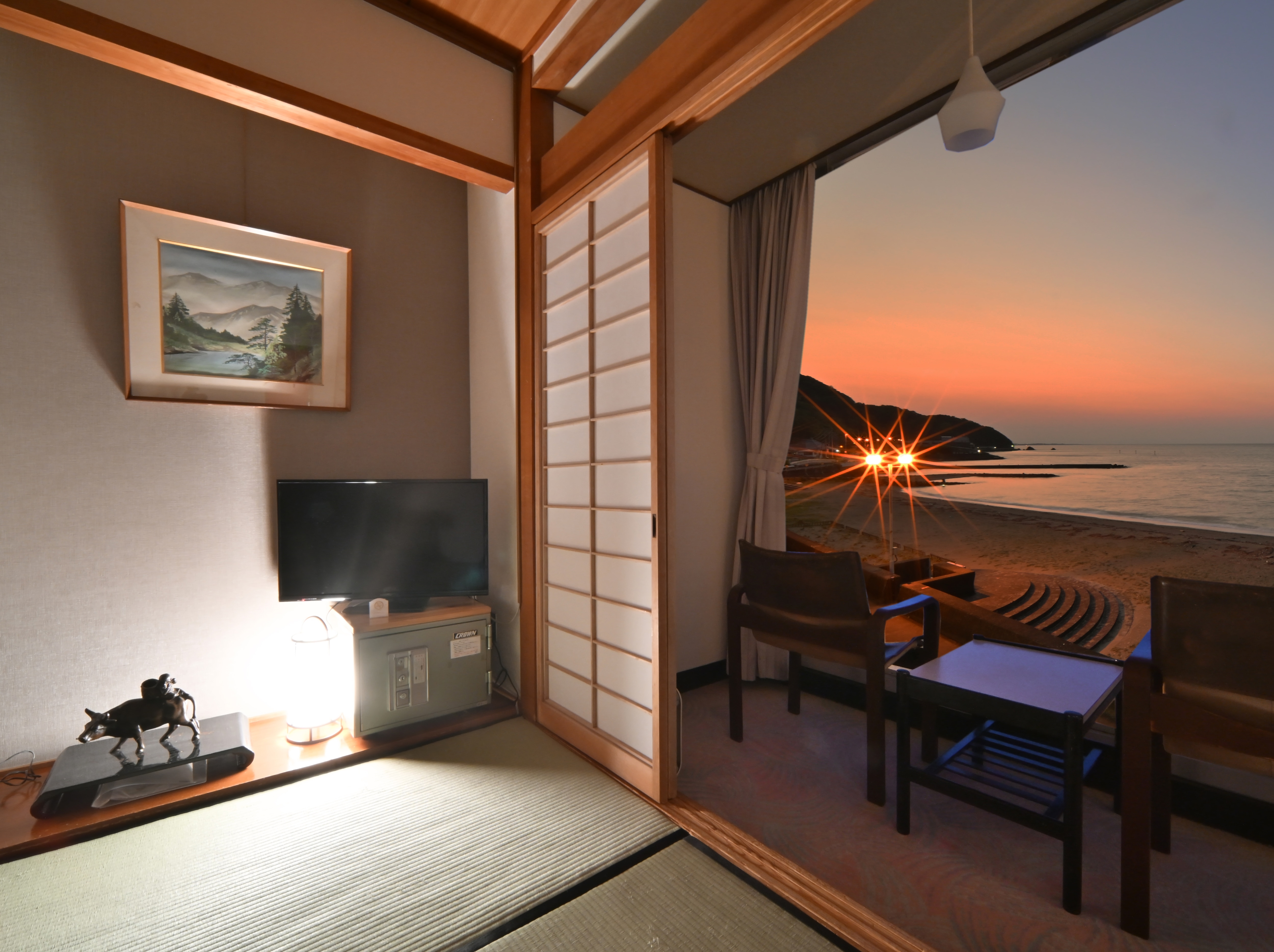 Image of ocean-facing guest room