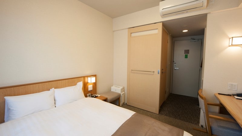 ■Double room Bed size: 140cm x 205cm x 1 x 14.8-15.2㎡