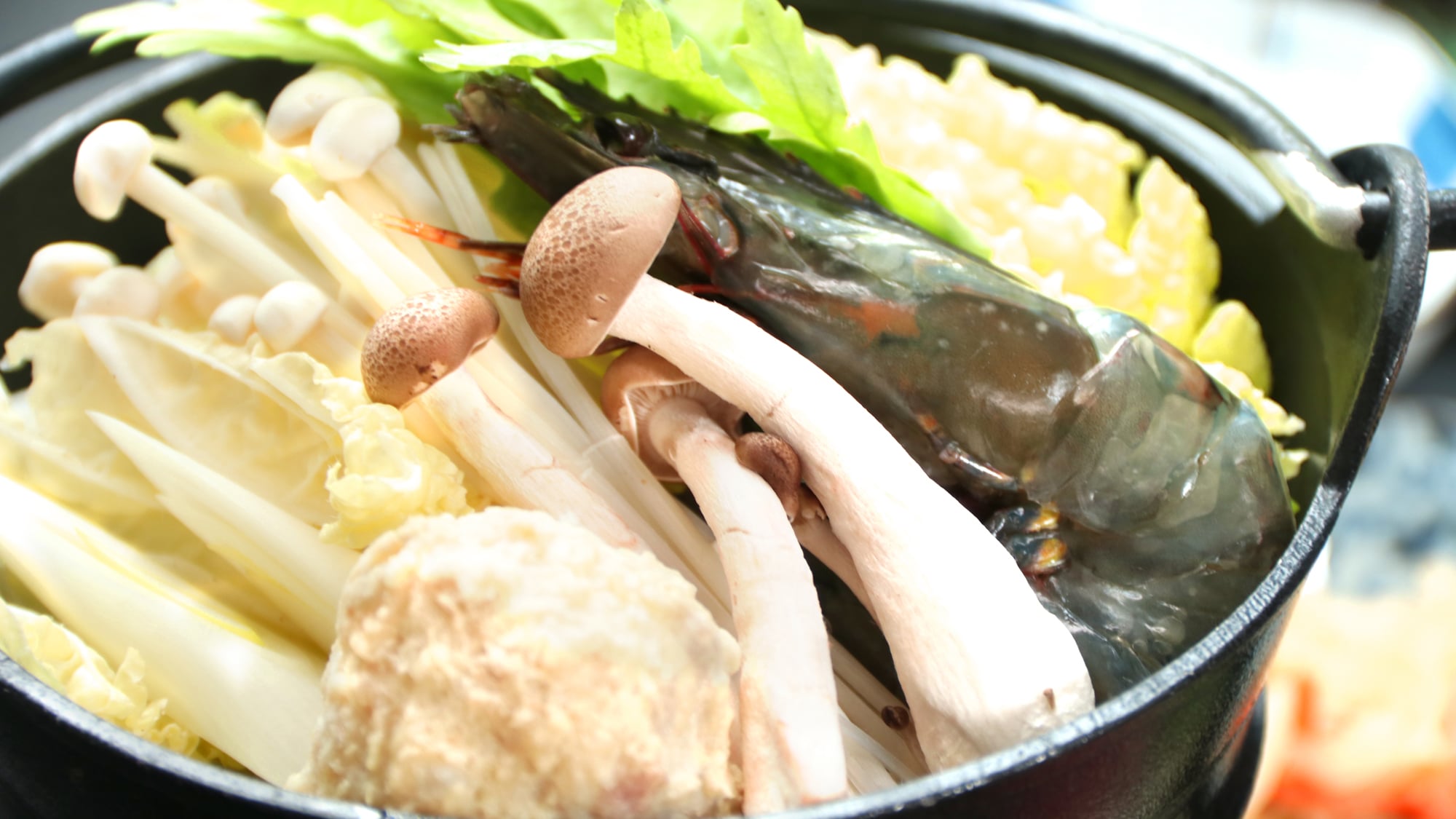 Harurutei special seafood set meal *Small hotpot may not be available depending on the season.