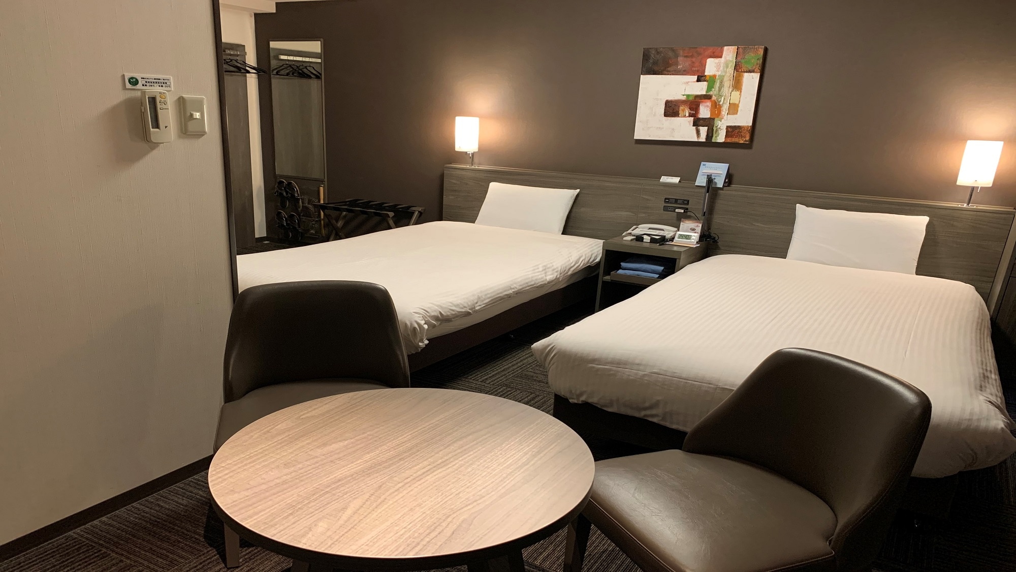 □Kamar superior twin bebas rokok, area merokok di lantai yang sama, 24㎡～□