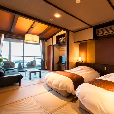 Ocean view, open-air bath [Sora] 2nd floor, non-smoking