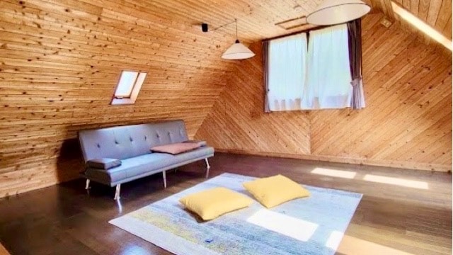 The loft on the second floor is truly a secret base.