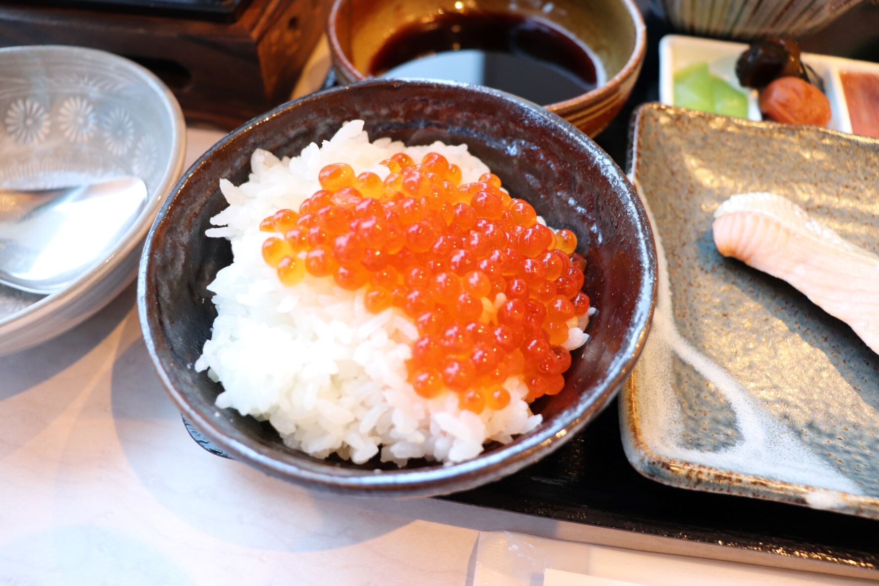 Homemade salmon roe