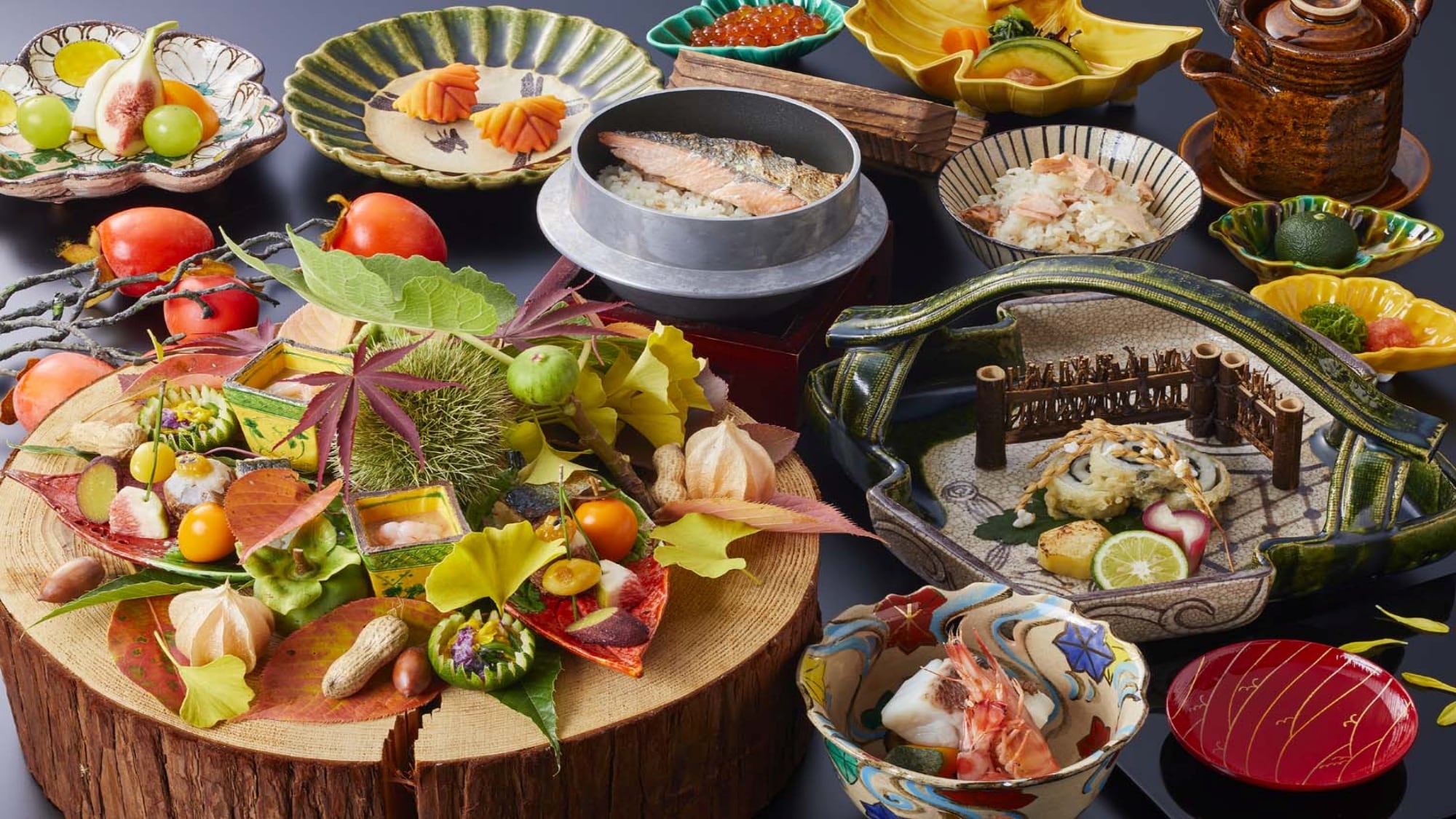 Image of the deluxe kaiseki meal for Autumn 2026