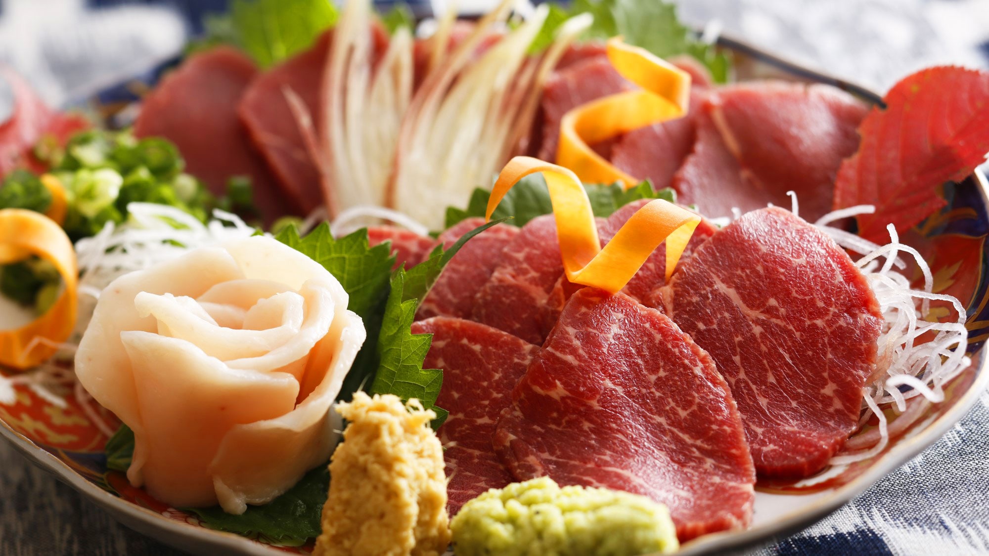 ~Shinshu Horse Sashimi Platter~