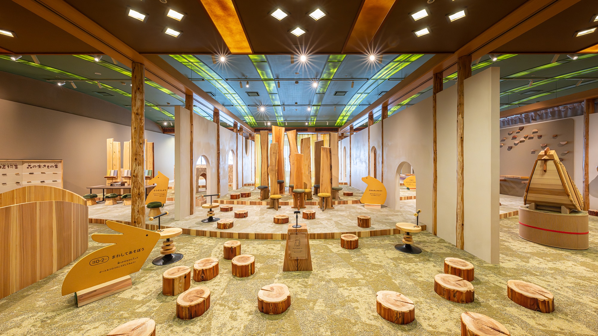 [ปรับปรุงใหม่ในเดือนกันยายน 2568 / พื้นที่สำหรับเด็ก] พื้นที่สำหรับเด็กที่ใหญ่ที่สุดในจังหวัด สร้างขึ้นด้วยไม้ชิมาเนะ