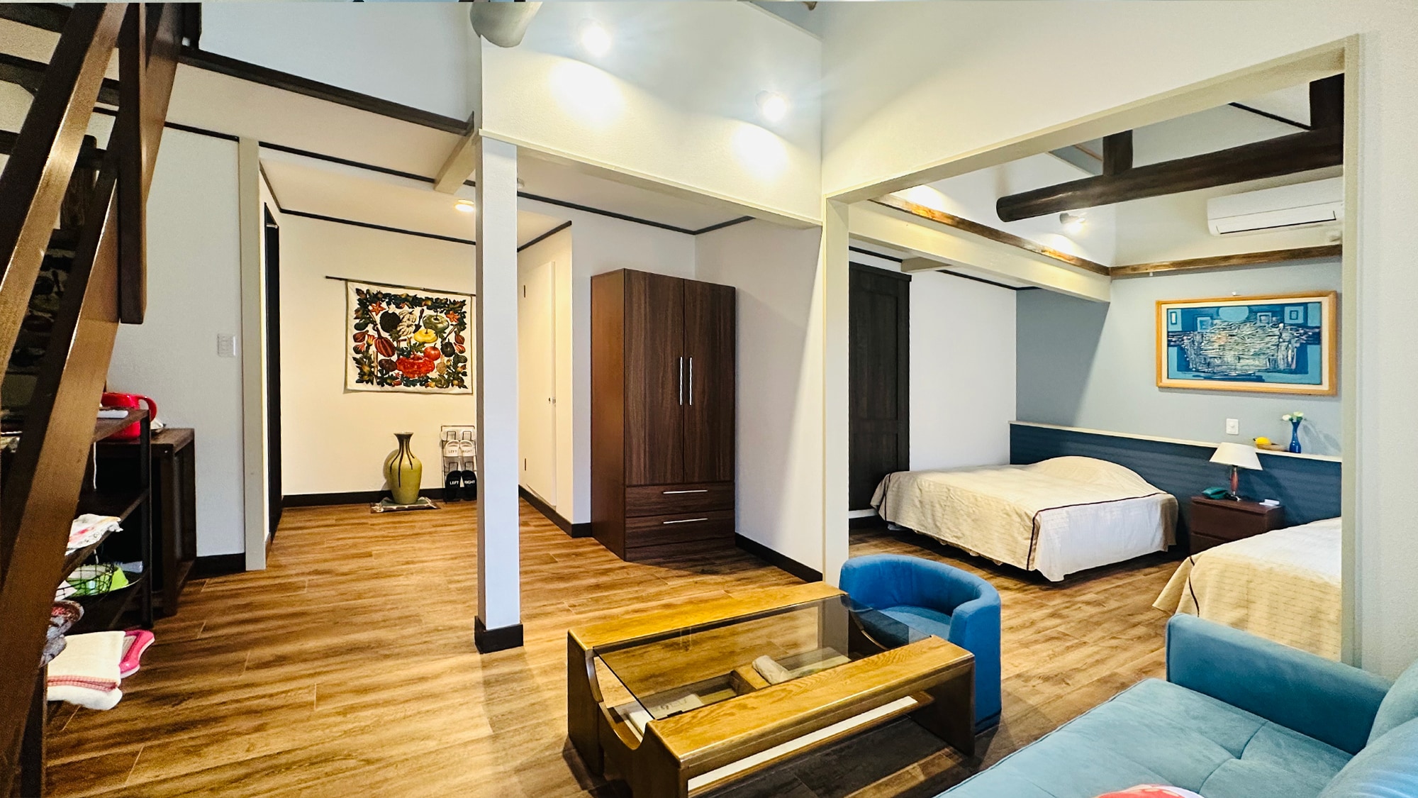 ■ Deluxe Western-style room with loft [4 beds] Pet-friendly room