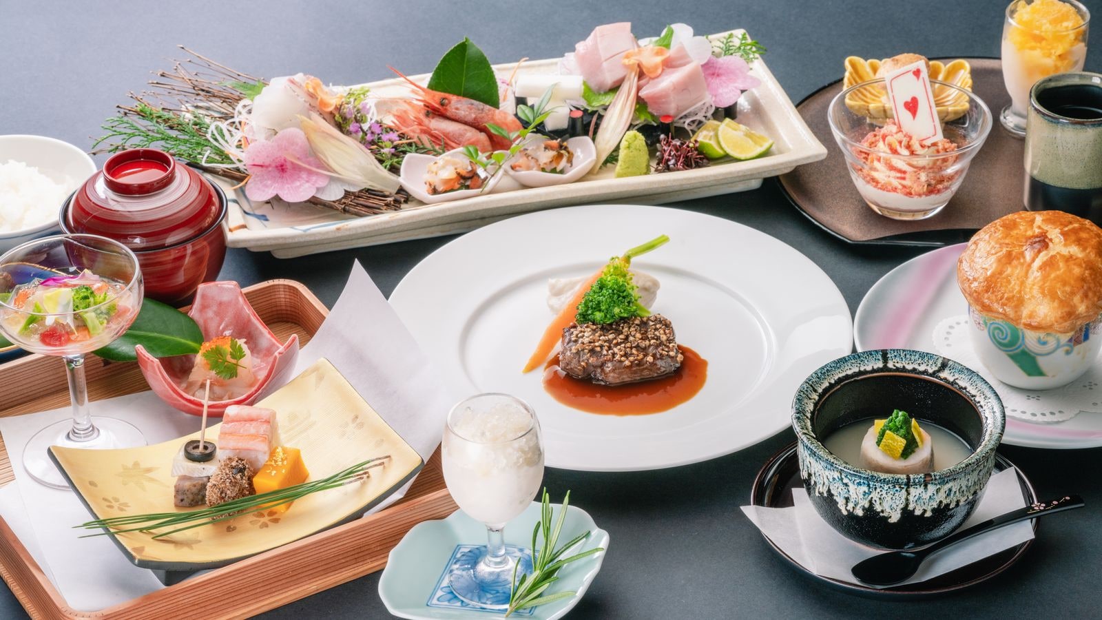 [Winter] Choseikan-style winter Japanese-Western course ★ Includes a dish supervised by one of Japan's leading chefs, "Kihachi Kumagai" (*Image is for illustrative purposes only)