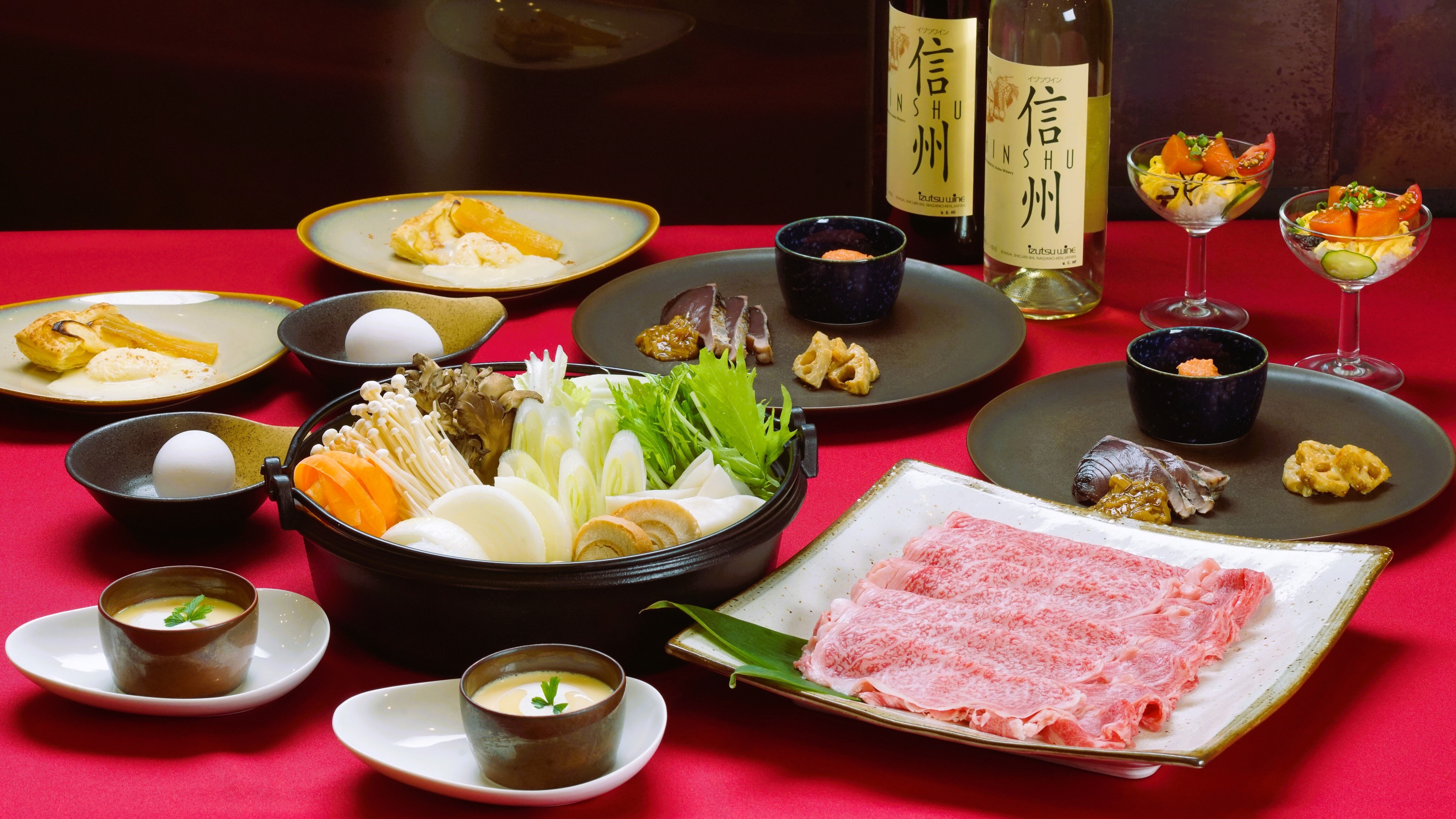 รูปภาพของ สุกี้ยากี้เนื้อวากิว คอร์สเมนู