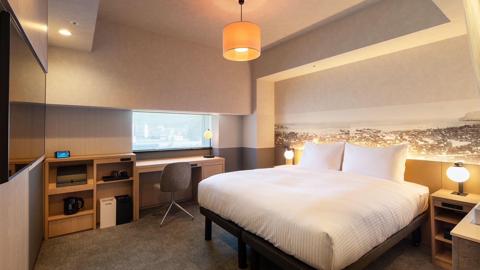 【슈페리어 더블】24평미/친구끼리나 커플로의 관광 등, 폭넓은 니즈에 대응하는 객실
